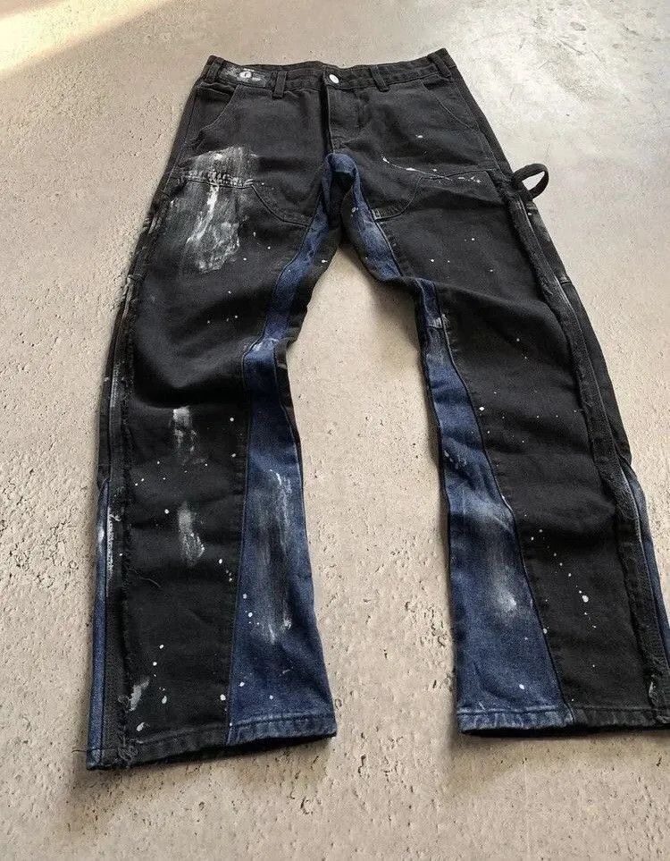 Affliction × Le Grande Bleu (L.G.B.) Watanabe Style G Star Raw Bondage GOA Pants Cargo Size US 31 - 5 Thumbnail