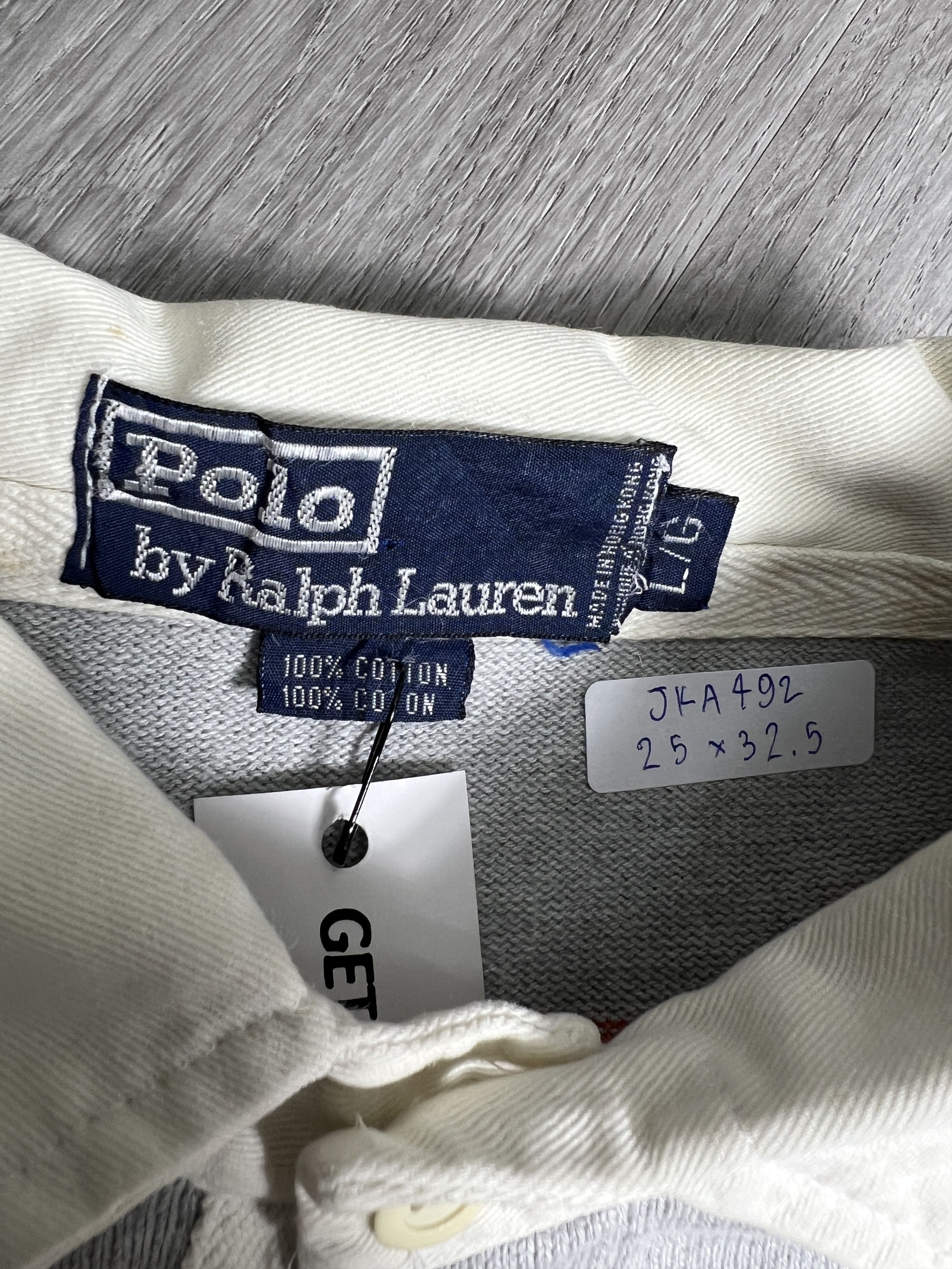 Polo Ralph Lauren Vintage Polo Ralph Lauren Striped Rugby Shirt (L) JKA492 Size US L / EU 52-54 / 3 - 3 Thumbnail