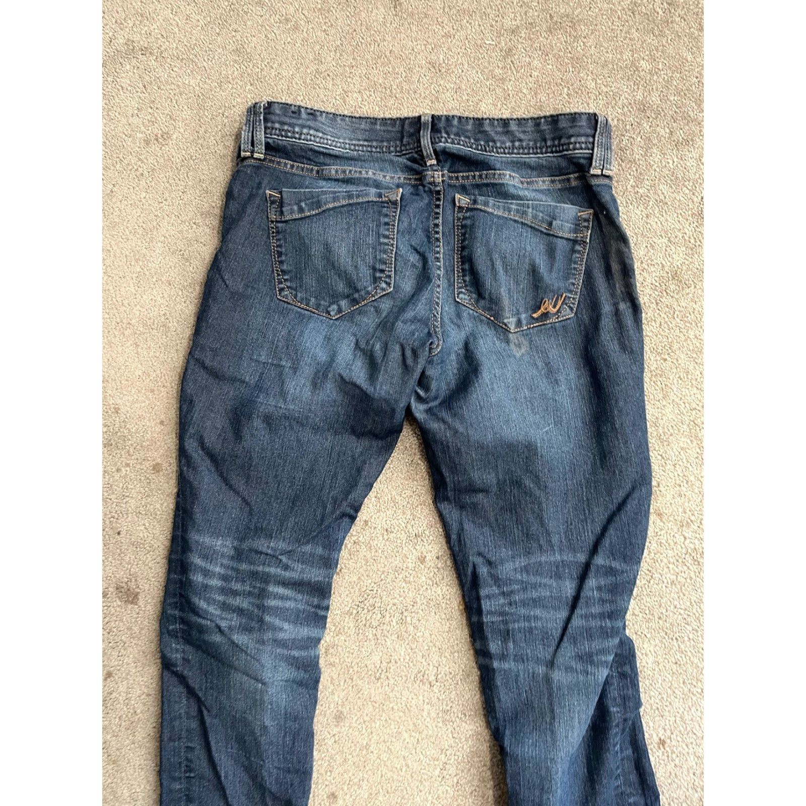 Express Express Jeans Skinny Mid Blue Stretch Denim 6R Women Size 28" / US 6 / IT 42 - 4 Thumbnail