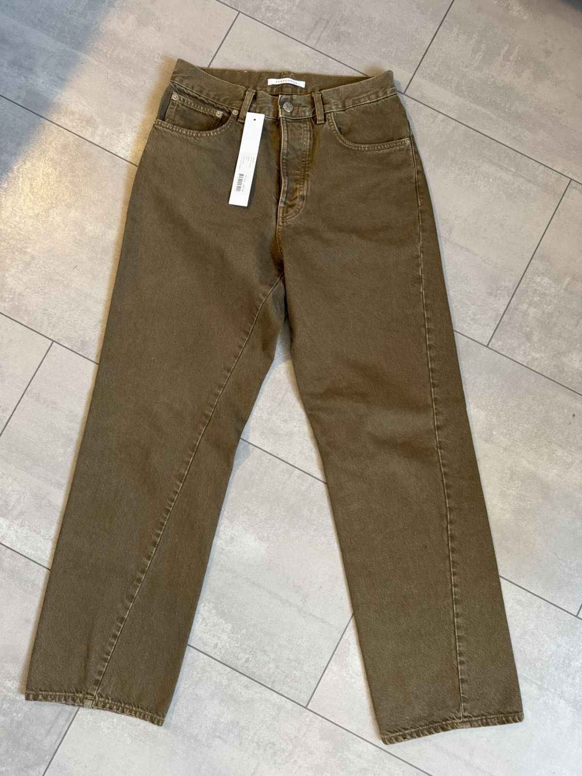 Sunflower Sunflower Wide Twist Jeans in Vintage Brown | Grailed