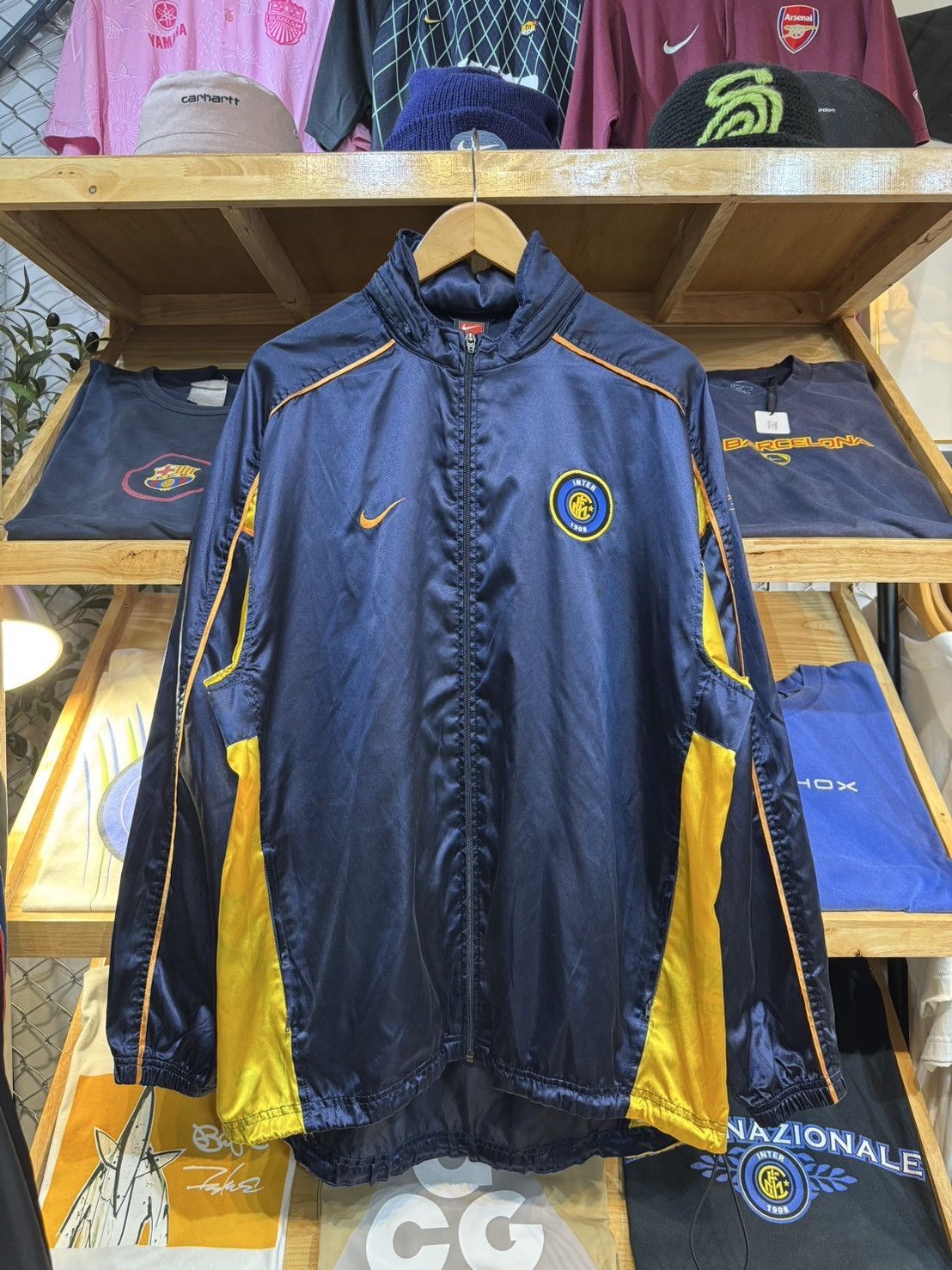 Vintage Inter Milan 2001-02 Nike Total90 Hoodie Jacket