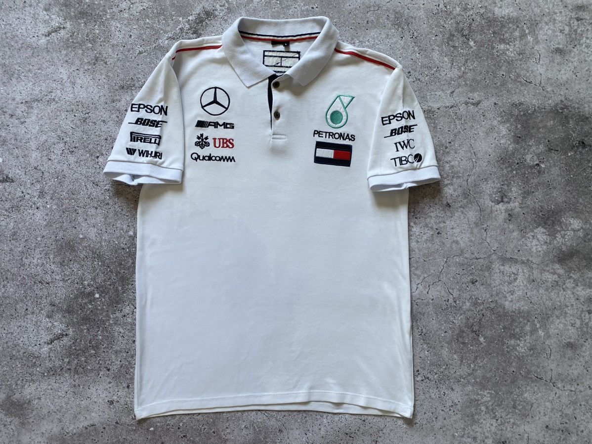 Mercedes-Benz × Vintage 🏁Petronas AMG Mercedes Benz F-1 Team Polos Racing 🏎️ Size US L / EU 52-54 / 3 - 3 Thumbnail