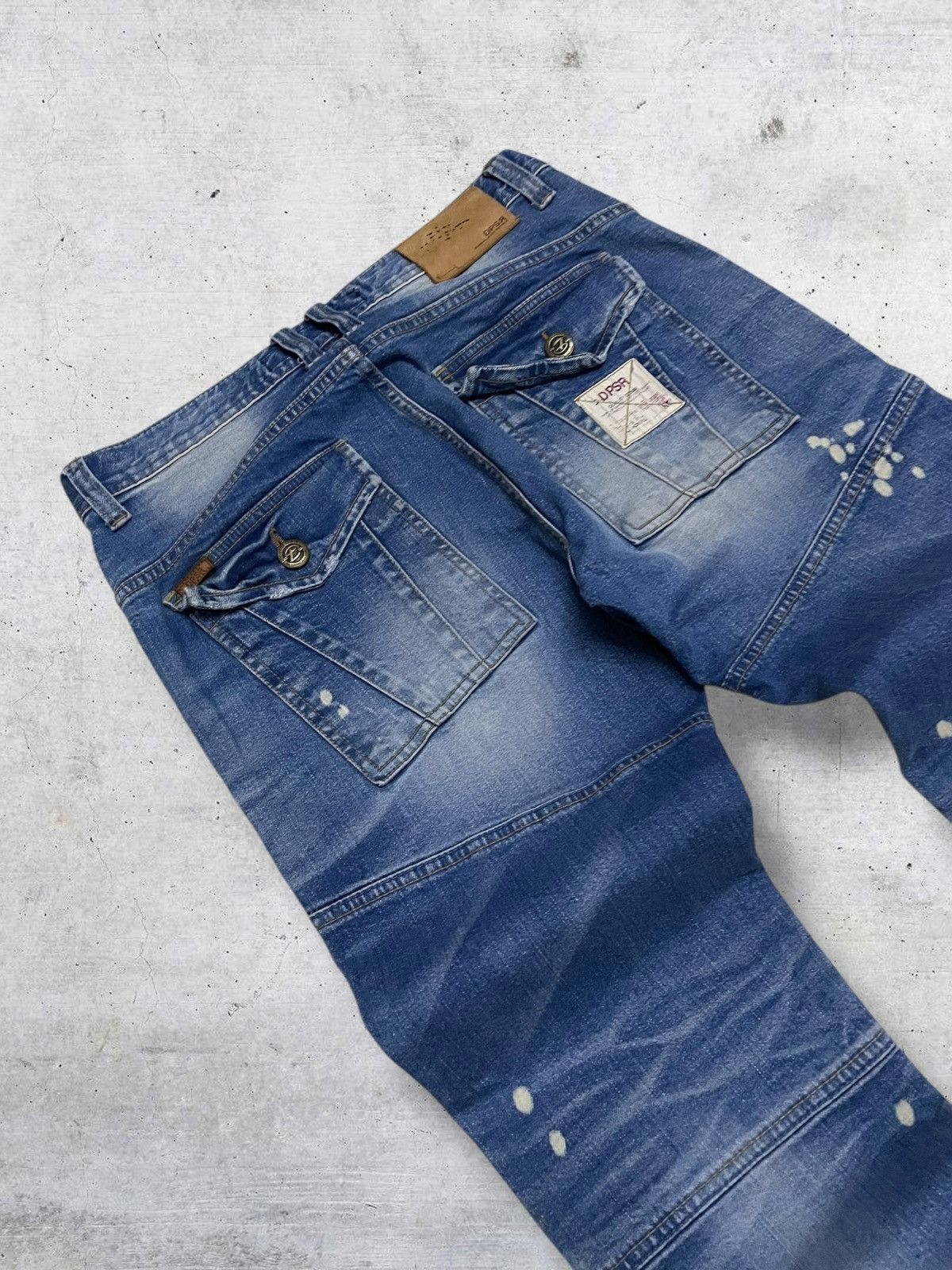 Japanese Brand VINTAGE JAPAN DESIGNER CRAFTED PREMIUM SPLASH OG DENIM Size US 32 / EU 48 - 16 Thumbnail