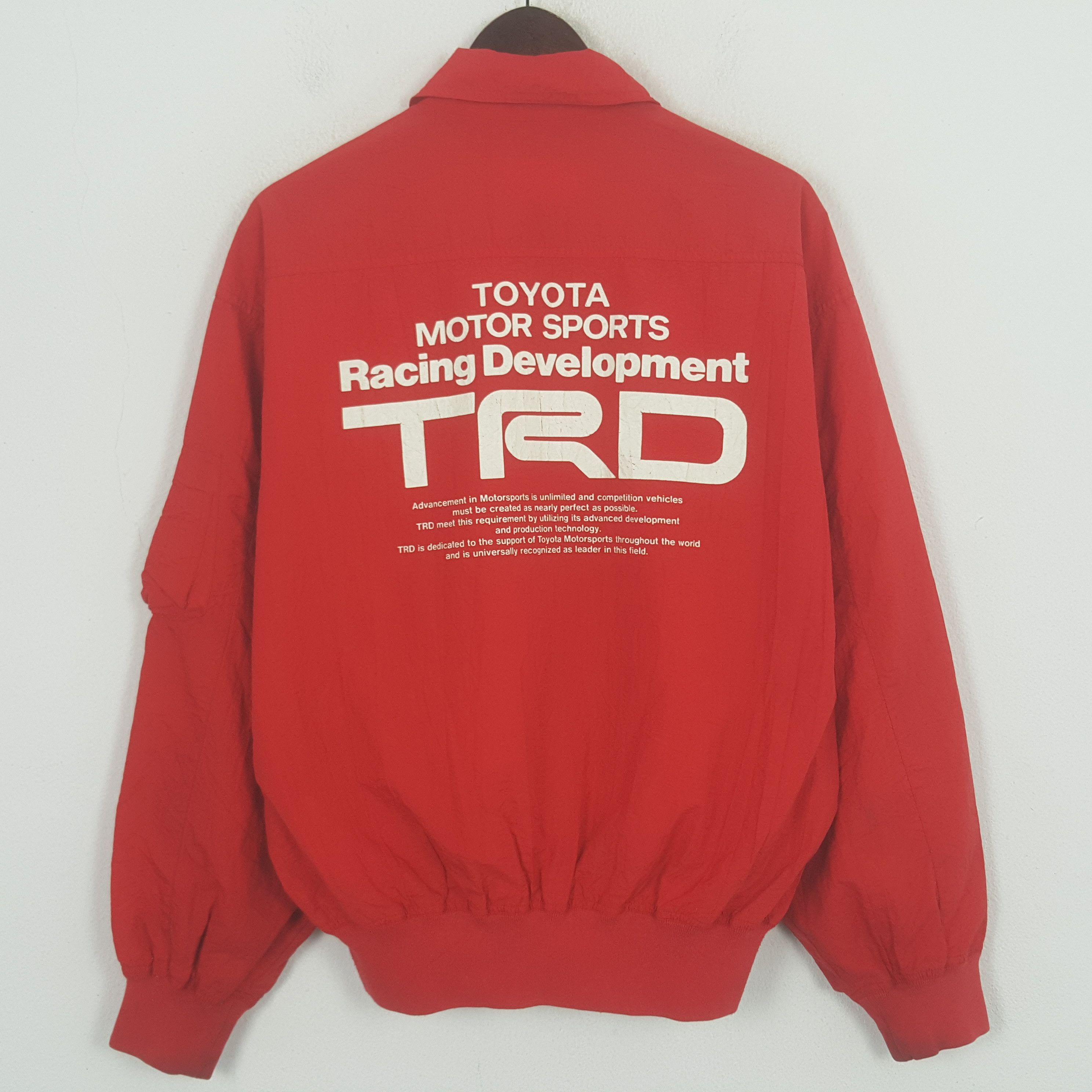 Japanese Brand Vintage TRD Racing Windbreaker Sport Bomber Jacket Size US L / EU 52-54 / 3 - 1 Thumbnail
