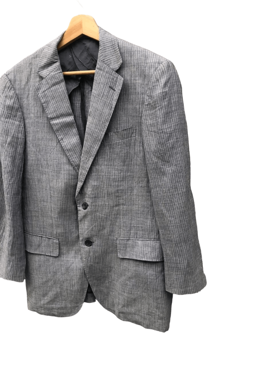 Burberry Burberry Blazers Coat Jacket Grey Striped Size US M / EU 48-50 / 2 - 4 Thumbnail