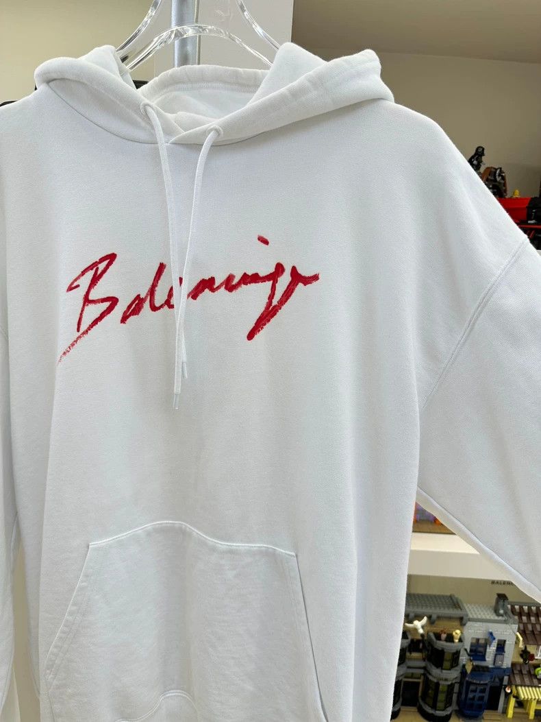 Balenciaga Balenciaga Letter Logo printed hooded long sleeve hoodie 25 Size US M / EU 48-50 / 2 - 4 Thumbnail