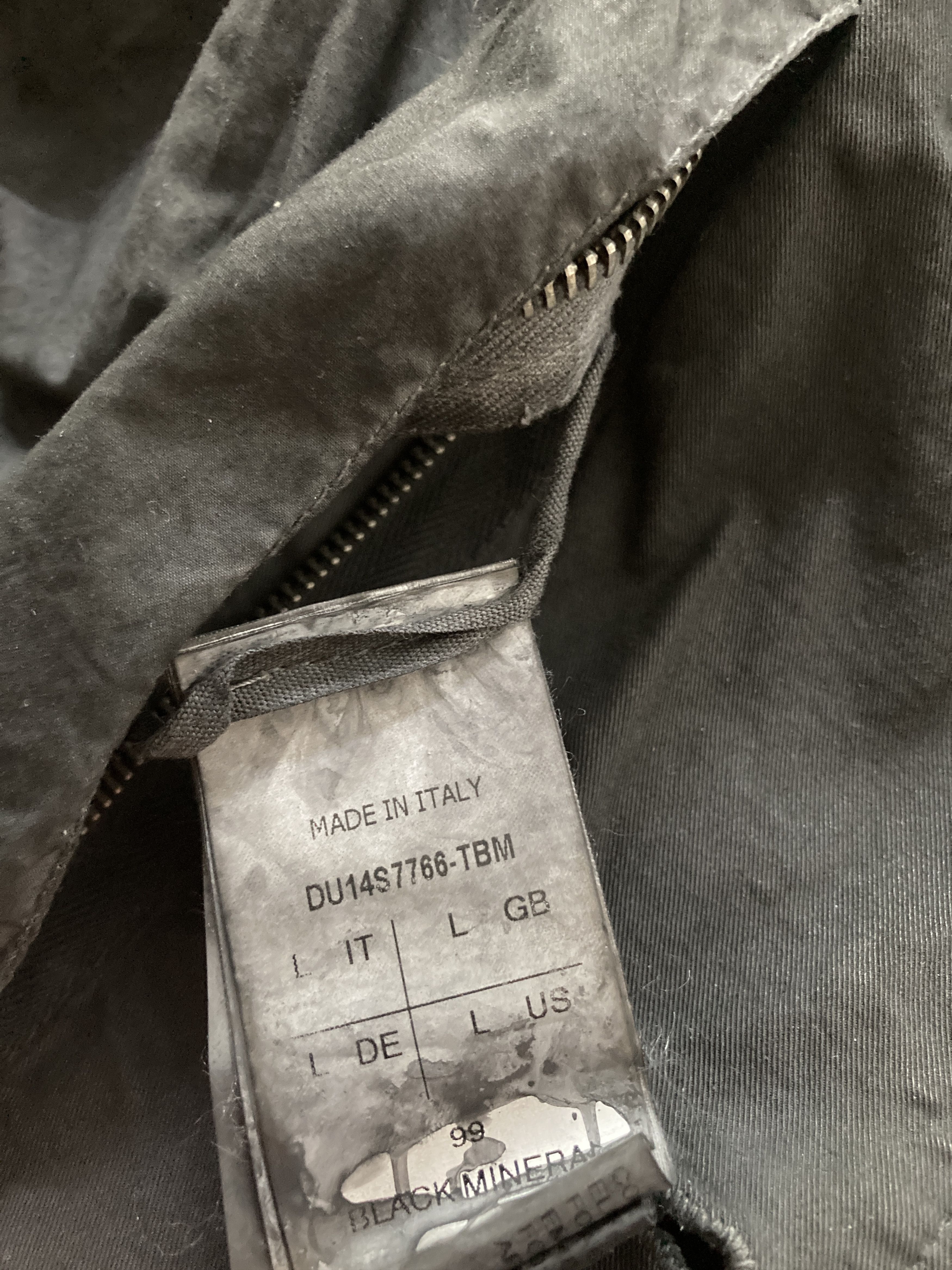 Rick Owens S/S 14 "VICIOUS" Black Mineral Hustler Jacket Rick Owens XL Size US XL / EU 56 / 4 - 18 Thumbnail