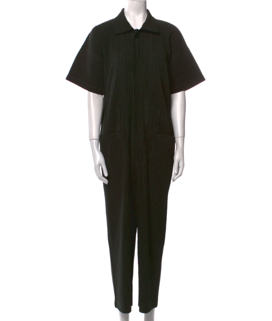 Homme Plisse Issey Miyake Homme Plisse Issey Miyake Dark Green Jumpsuit in size 1 Size US 32 / EU 48 - 1 Thumbnail