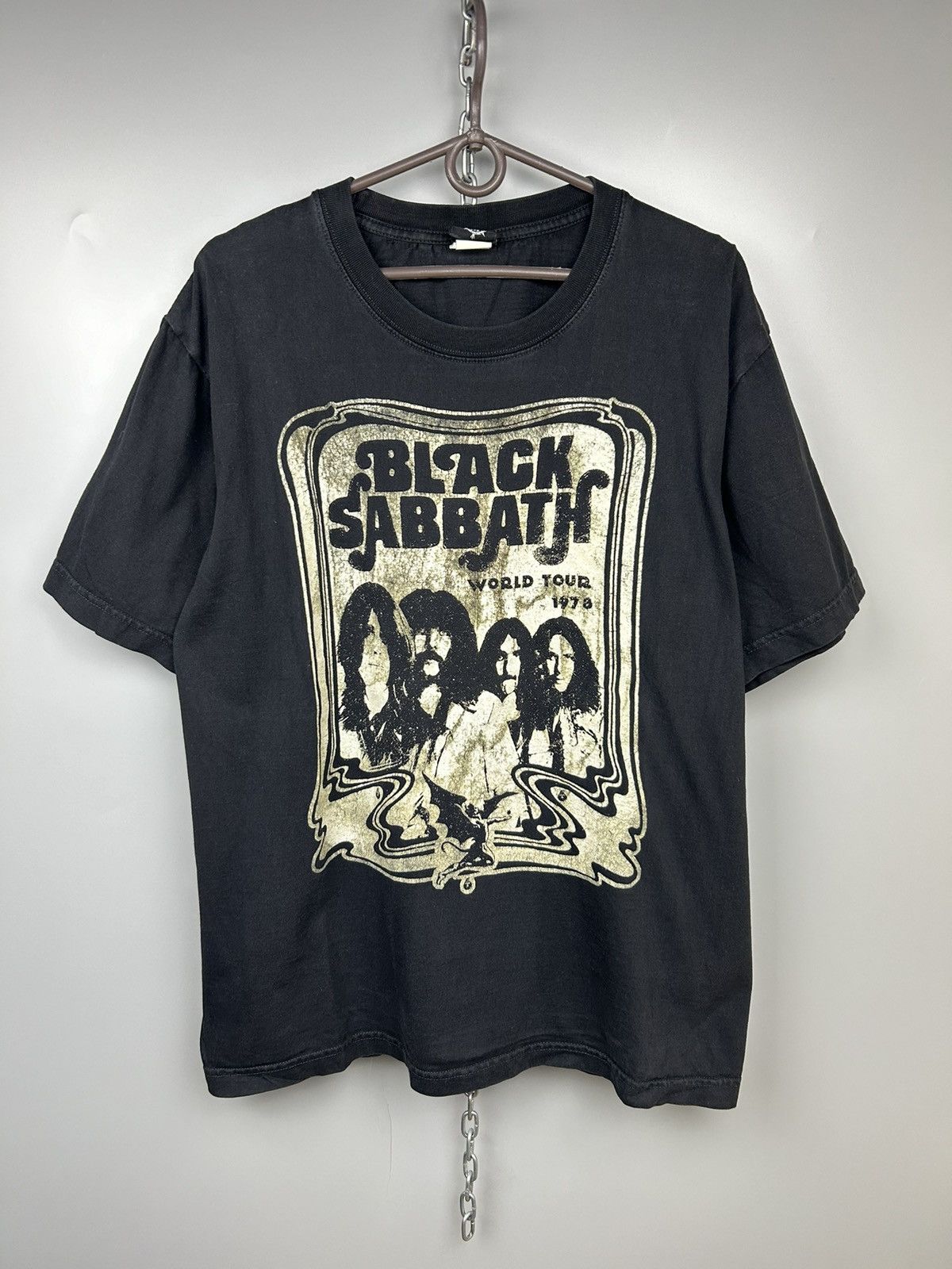Band Tees Vintage Black Sabbath World Tour Tee Size US L / EU 52-54 / 3 - 1 Thumbnail