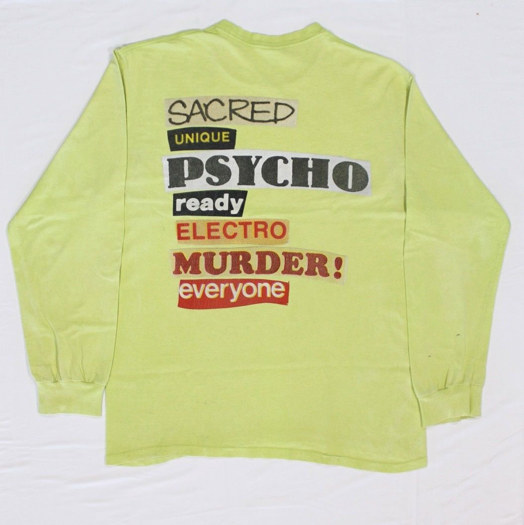 Size Large - Supreme Sacred Unique L/S Tee Neon Green : SS20