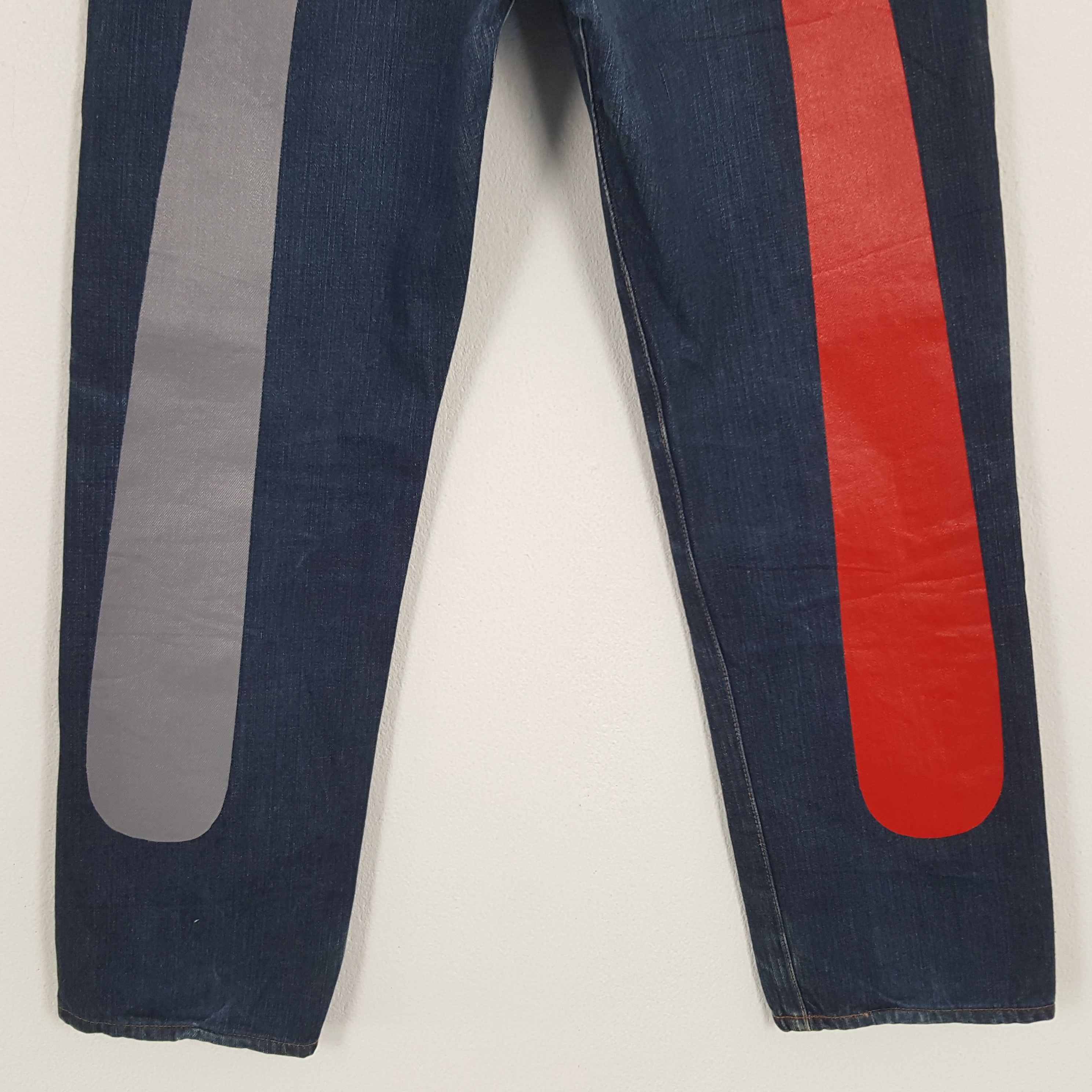 Evisu × Japanese Brand × Vintage Vintage Evisu Japanese Brand Daicock Custom Art Denim Jeans Size US 29 - 3 Thumbnail