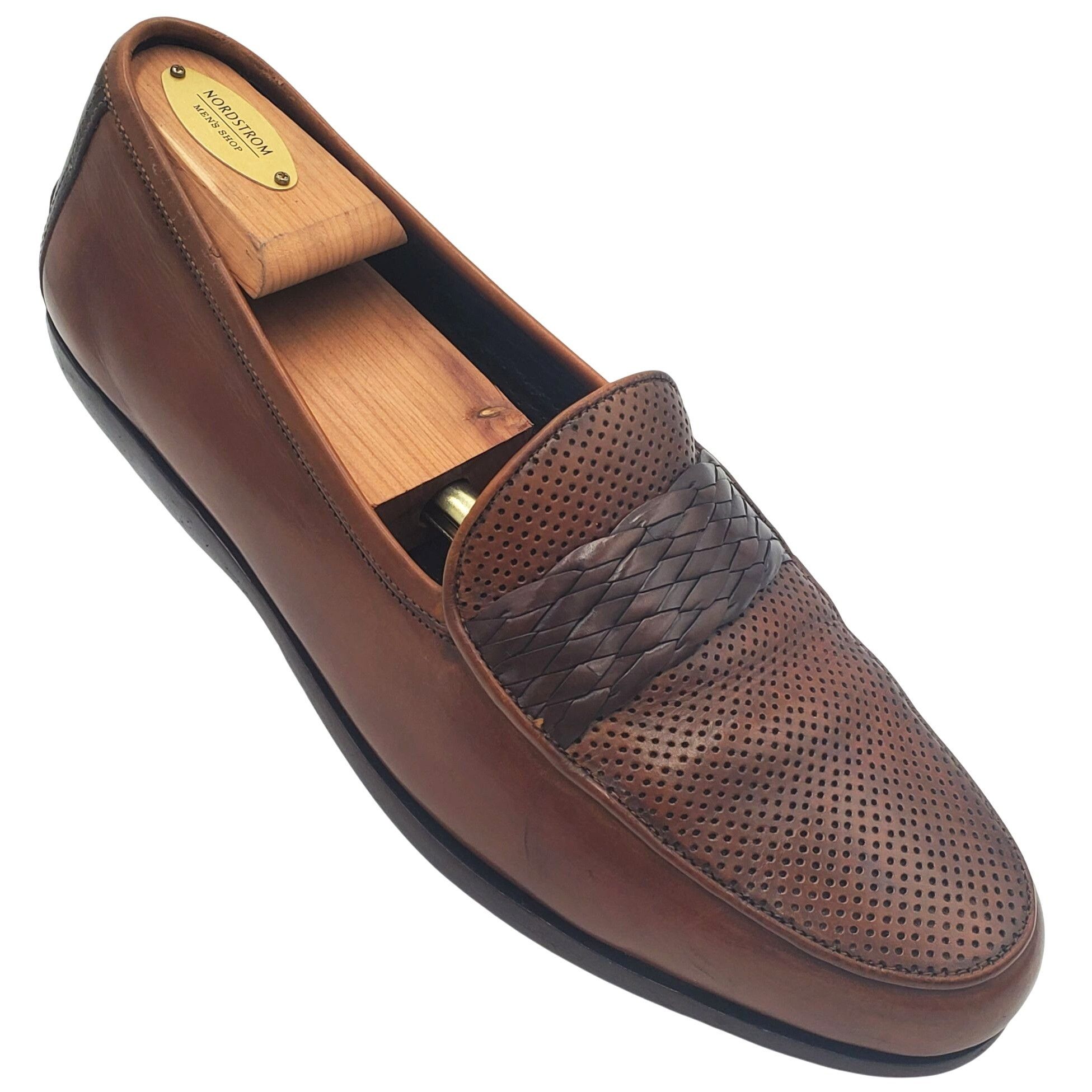 Cole Haan Italy Bragano Cole Haan Men's size 8.5 Brown Woven
