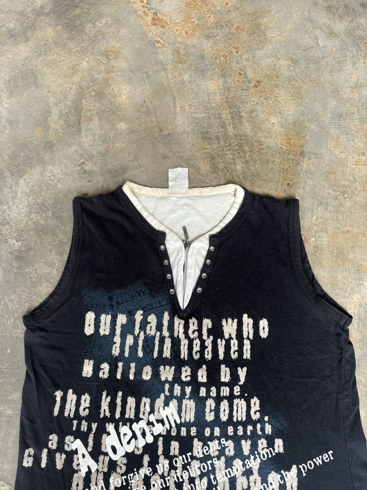 Hysteric Glamour Y2k Street Knights Denim Ifsixwasnine Punk Style Tank tops Size US M / EU 48-50 / 2 - 2 Thumbnail