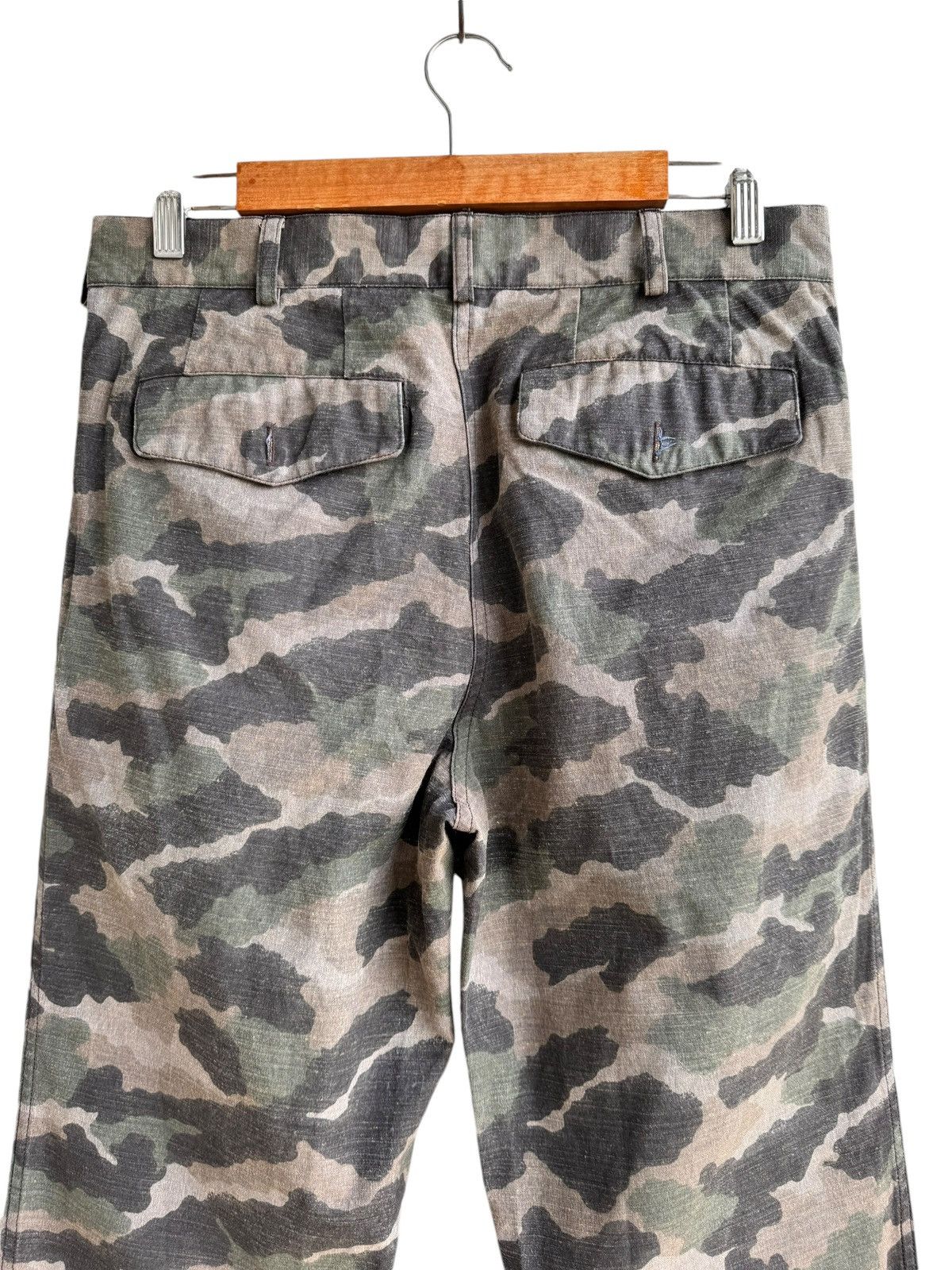 A.P.C. × Japanese Brand Vintage Woodland Camo APC zipper Leg Pants Size US 30 / EU 46 - 7 Thumbnail