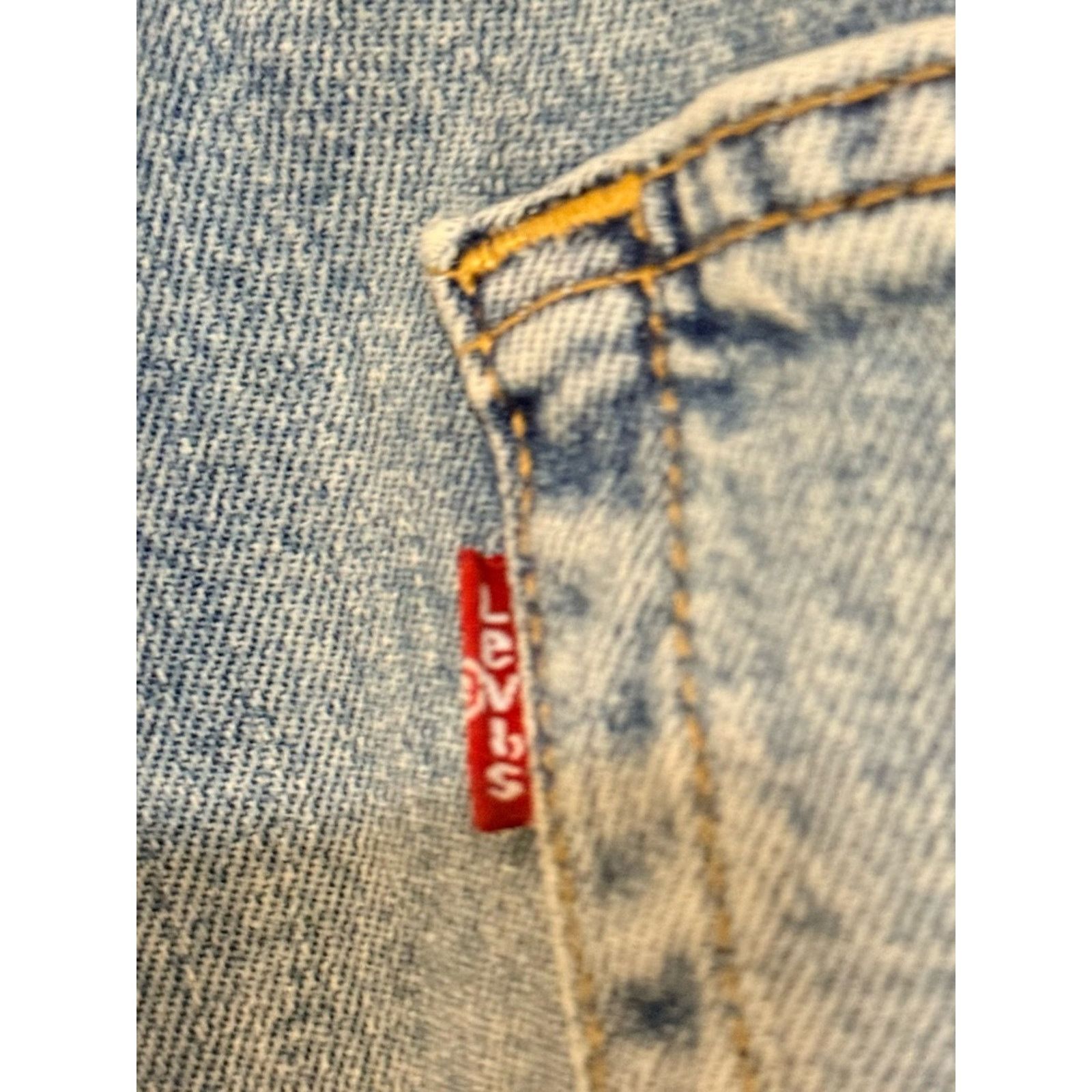Levi's Levi's Light Blue Slim Straight Ripped Jeans Size US 36 / EU 52 - 11 Thumbnail