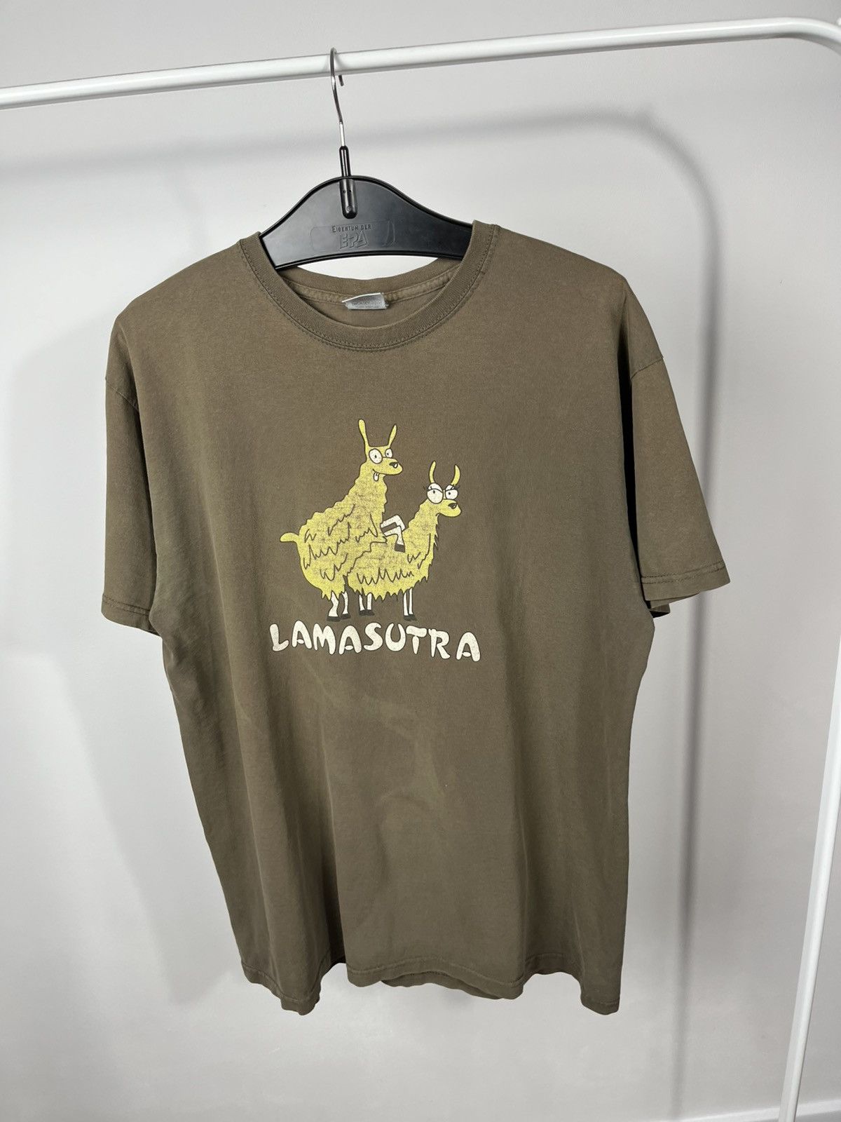 Other Lamasutra Llama Graphic T-Shirt Brown Fruit of the Loom L Size US L / EU 52-54 / 3 - 8 Thumbnail