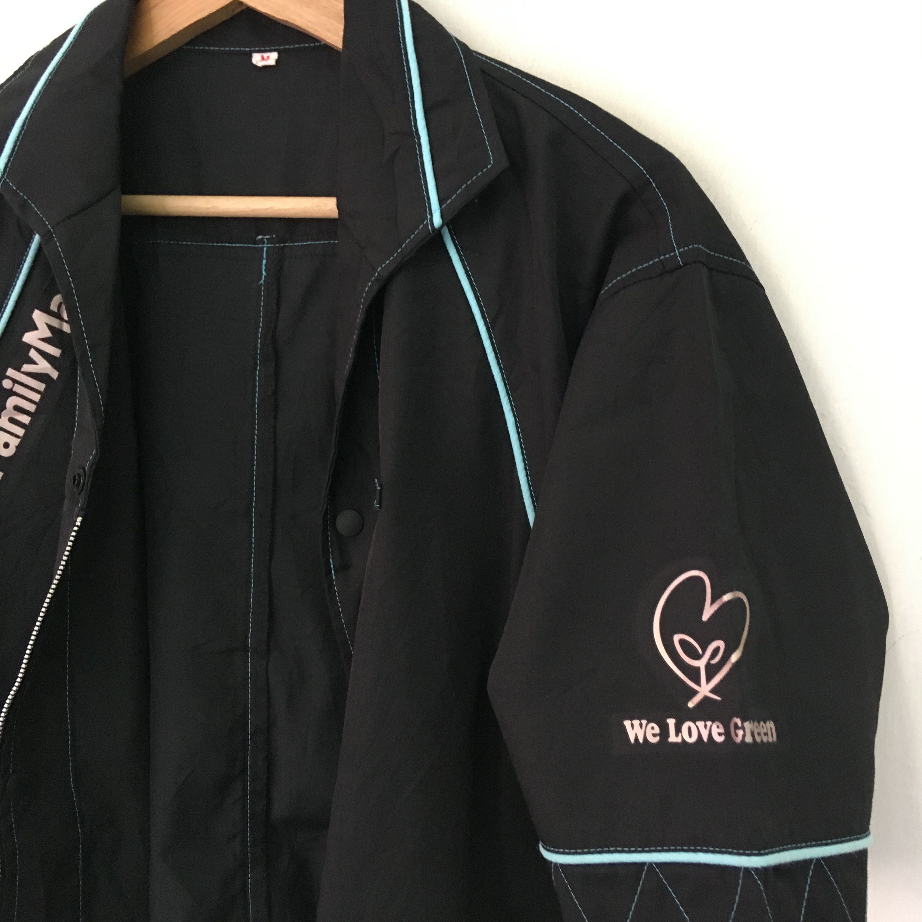 Japanese Brand Vtg Family Mart Convenience Worker Shirt Workwear Uniform Size US M / EU 48-50 / 2 - 5 Thumbnail