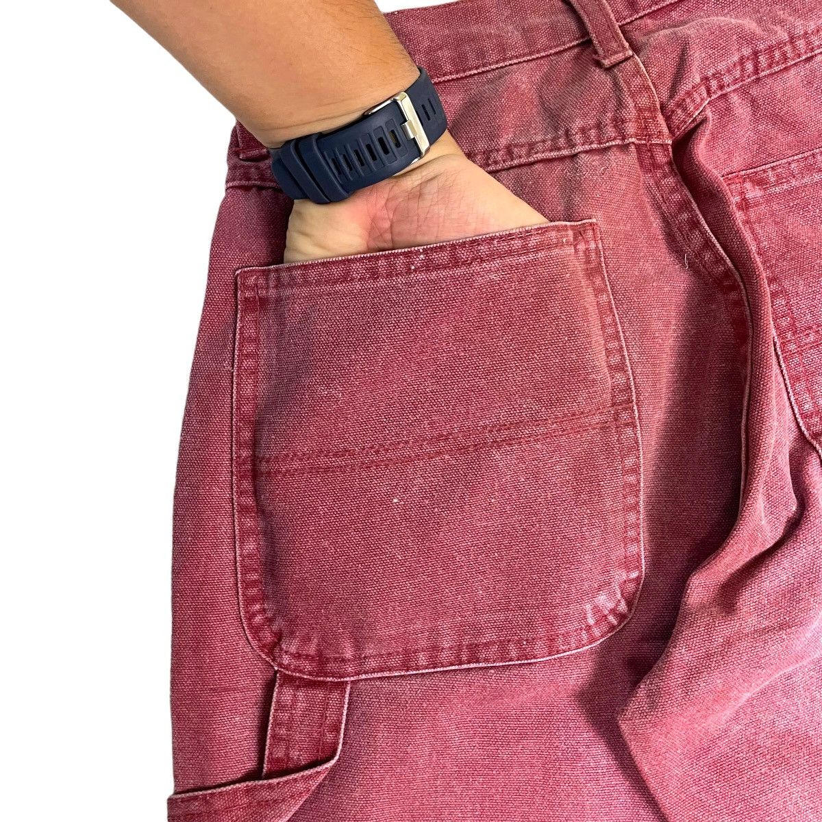 Japanese Brand 🔥LAST PRICE🔥 Japanese Streetwear Red Carpenter Size US 27 - 16 Thumbnail