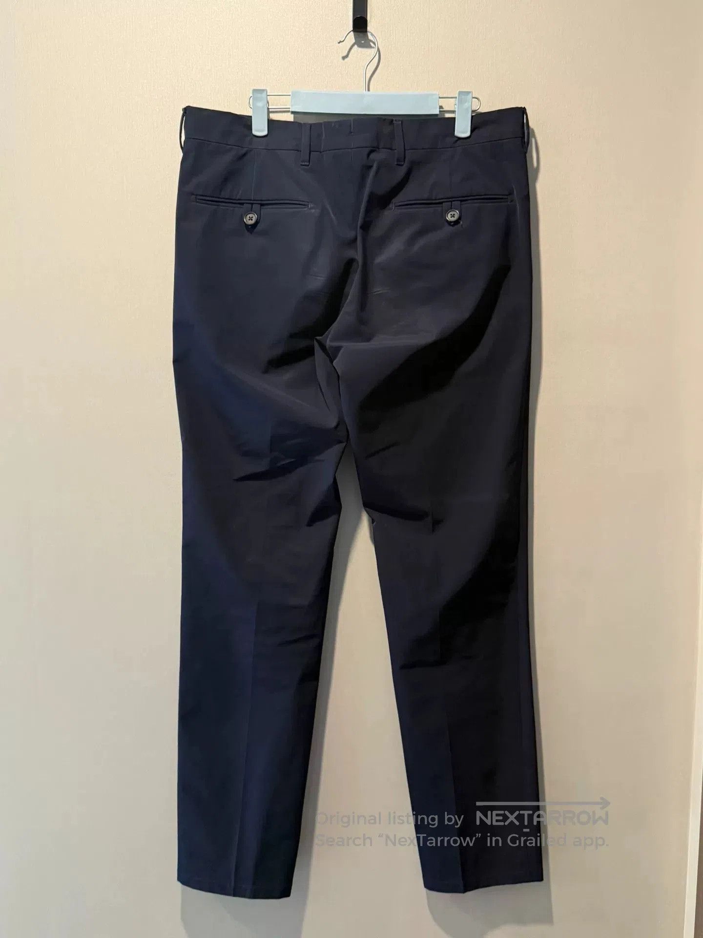 Prada Prada Dark Blue Straight Leg Trousers. Size US 32 / EU 48 - 3 Thumbnail