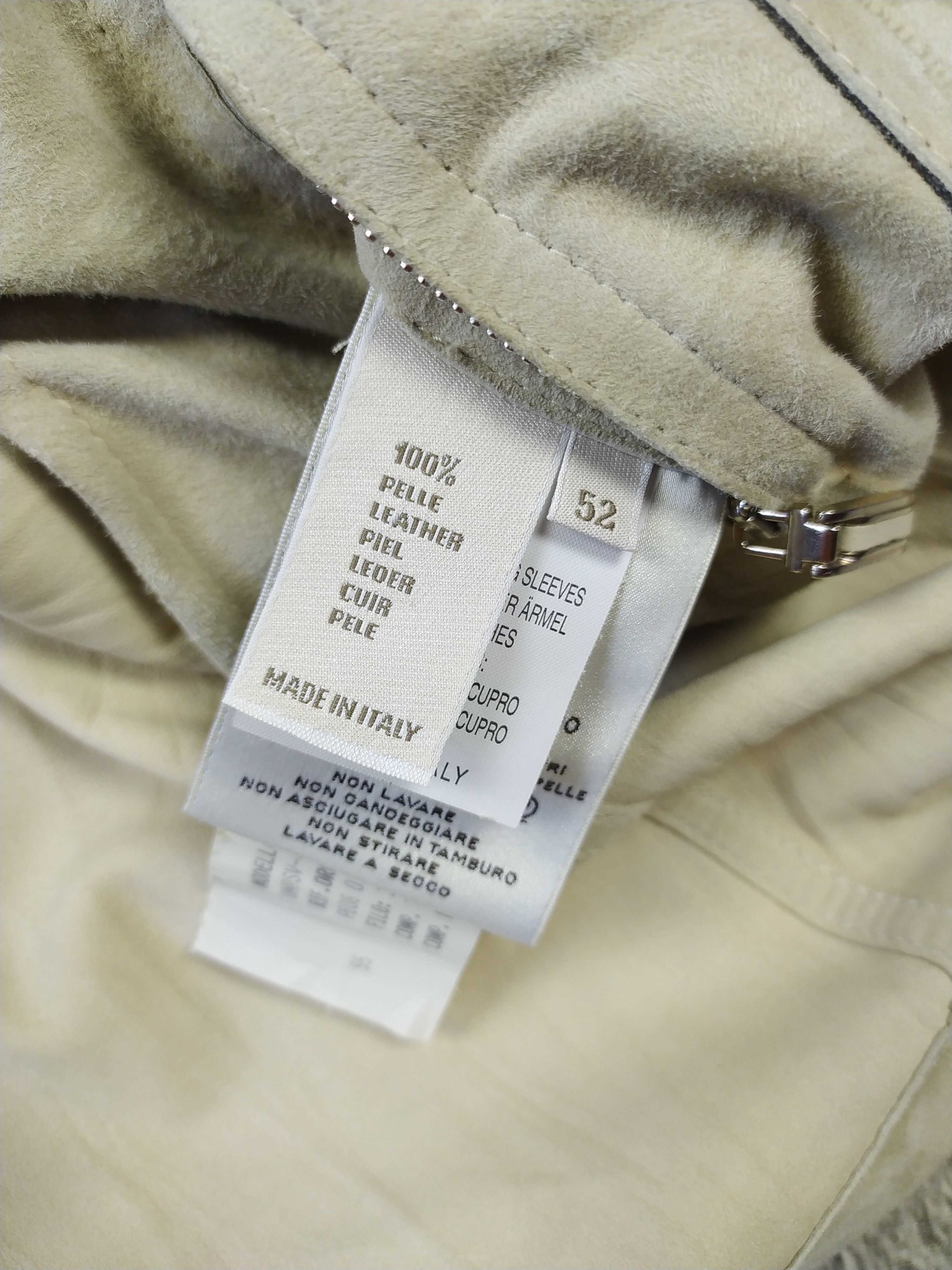 Ermenegildo Zegna Ermenegildo Zegna - suede leather jacket Size US L / EU 52-54 / 3 - 10 Thumbnail