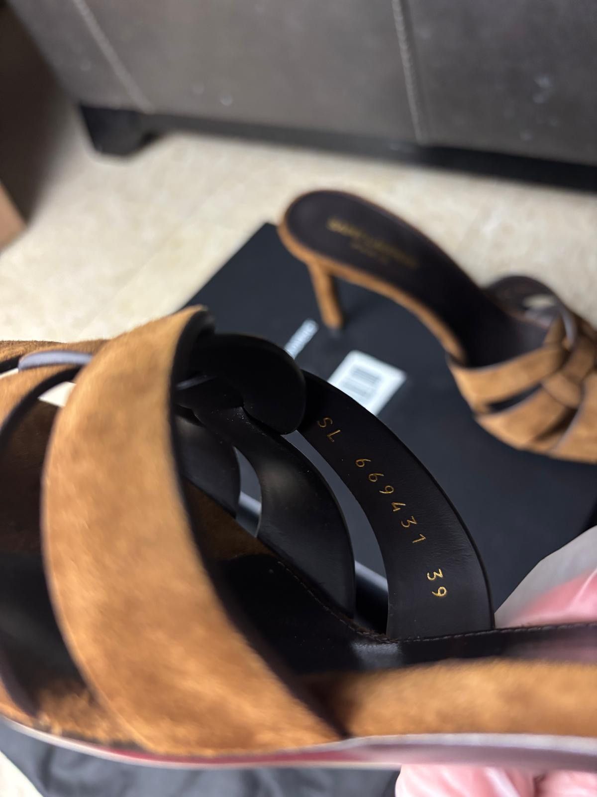 Saint Laurent Paris Saint Laurent Tribute Mules Suede Heels Size US 9 / IT 39 - 6 Thumbnail