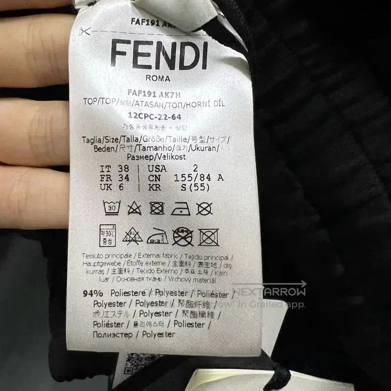 Fendi Fendi Black Cotton Jacket for Women . Size XXS / US 00 / IT 34 - 6 Thumbnail