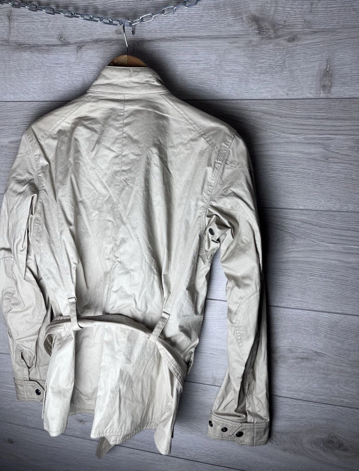 Belstaff BELSTAFF Belted Jacket Gray Nylon Women's Multipocket Size M / US 6-8 / IT 42-44 - 11 Thumbnail