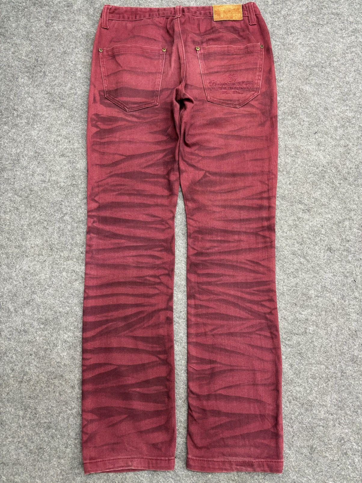 Japanese Brand 💥Insane Surf Style💥Banana Seven Slash Fades Denim F563 Size US 32 / EU 48 - 19 Thumbnail