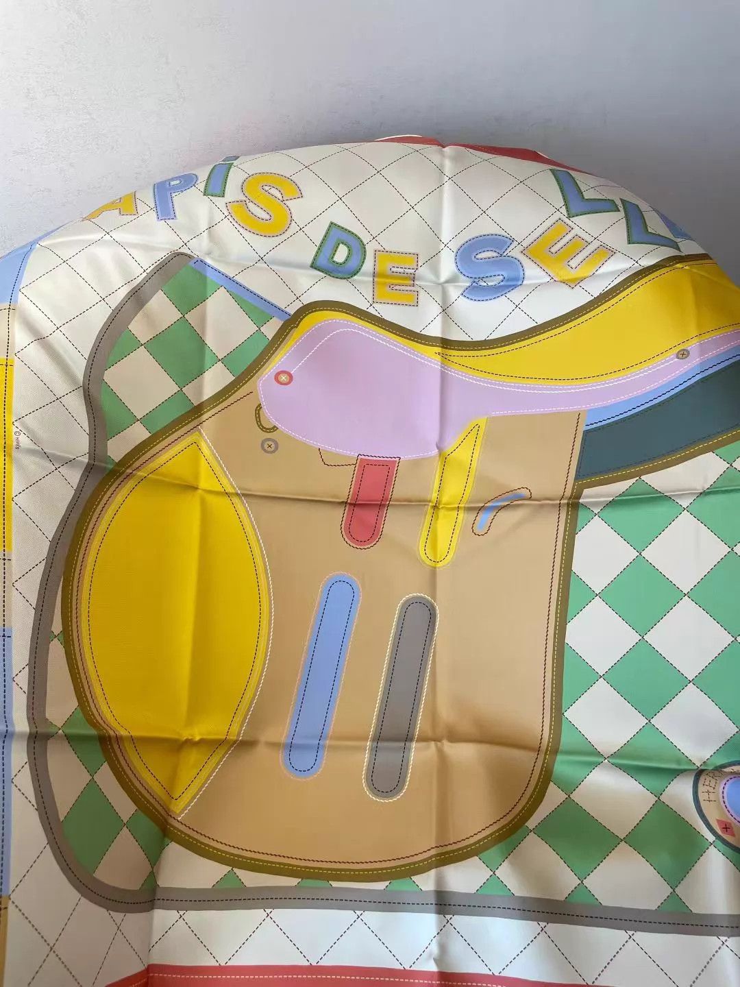 Hermes HERMES Double-Sided Silk Scarf 90x90cm Y231 New Size ONE SIZE - 4 Thumbnail