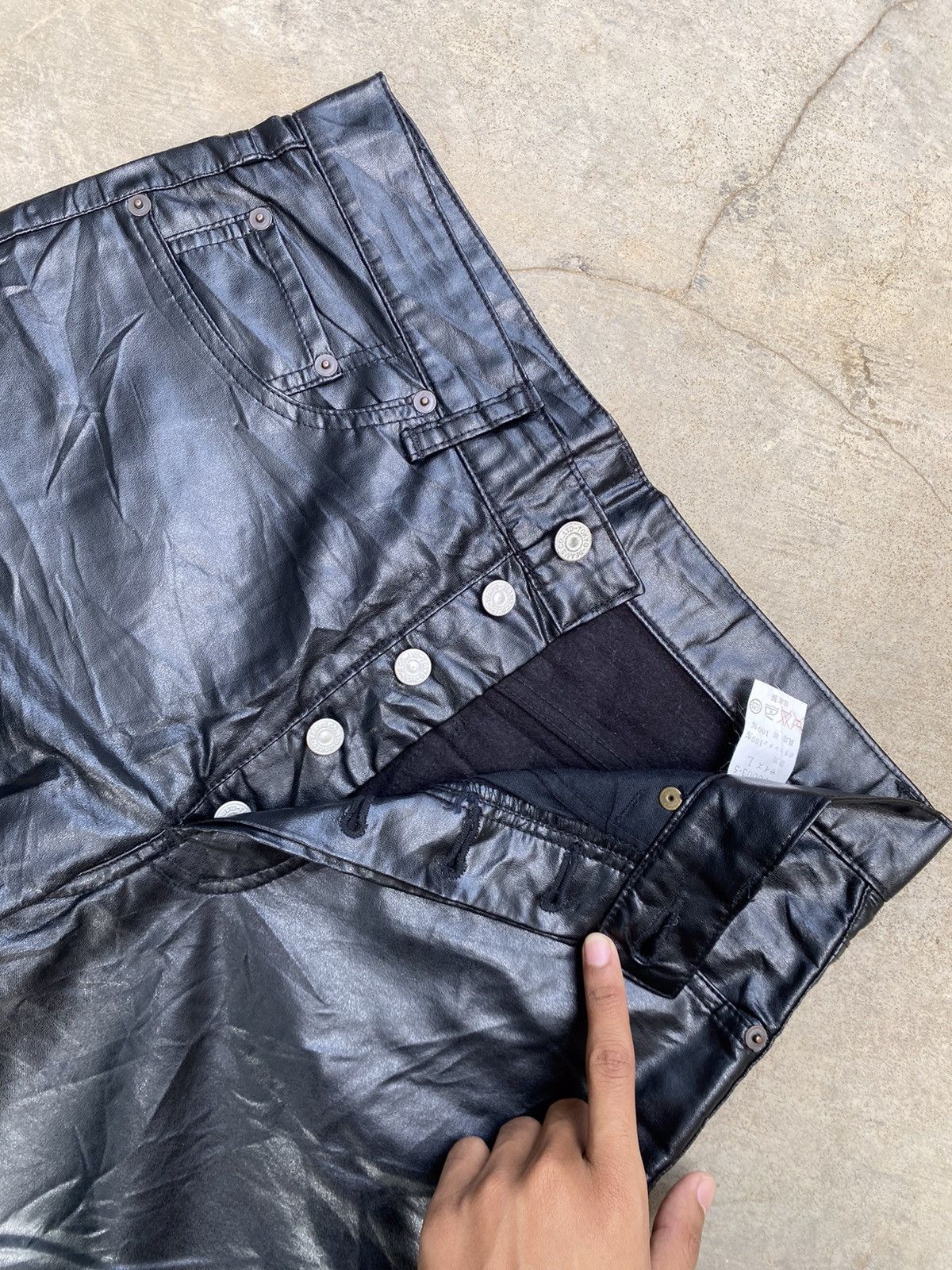 Beams Plus Beams Leather Pants Size US 31 - 5 Thumbnail