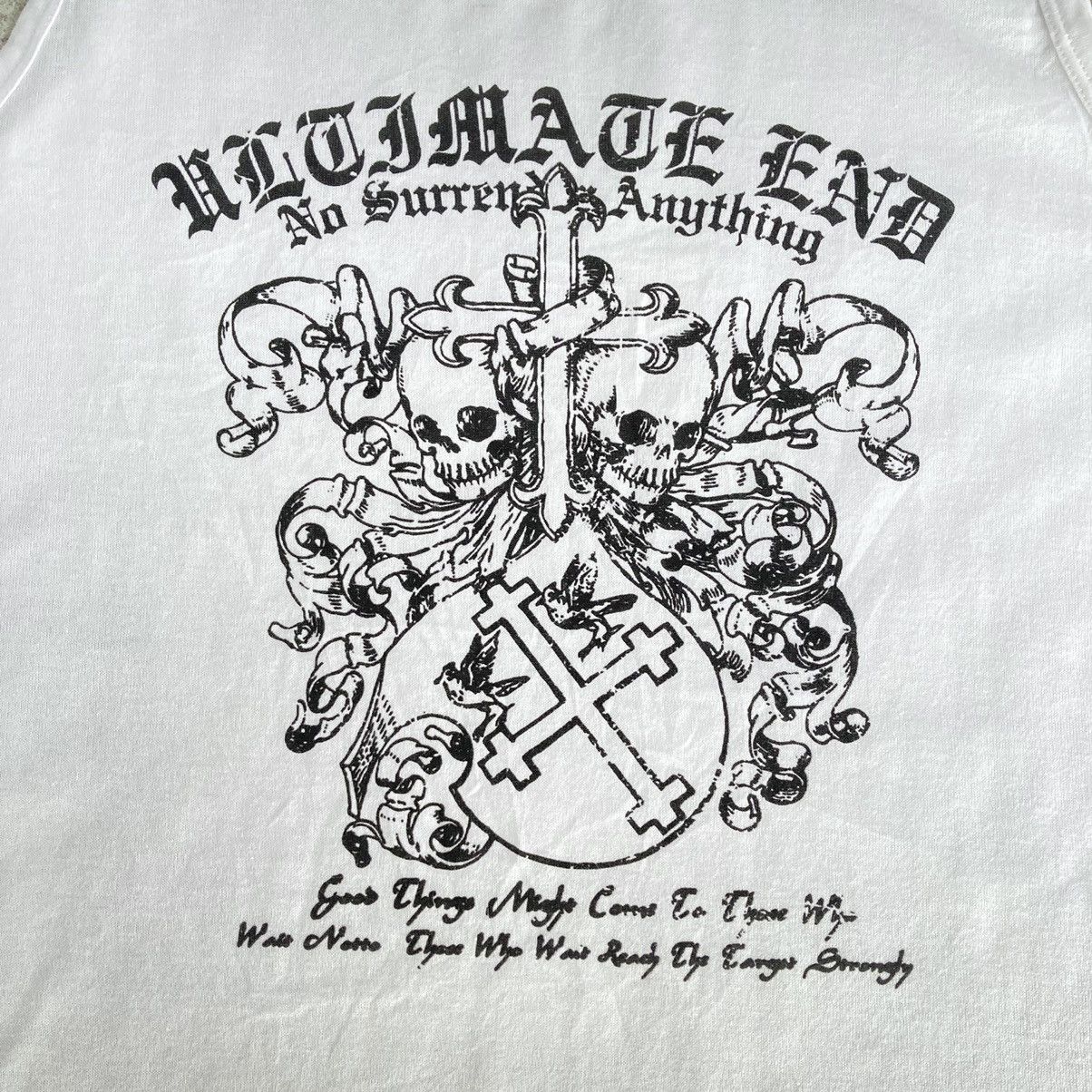 If Six Was Nine 📢SENDOFFER📢Japanese Cross Skull Poem Tank Top Size US M / EU 48-50 / 2 - 3 Thumbnail