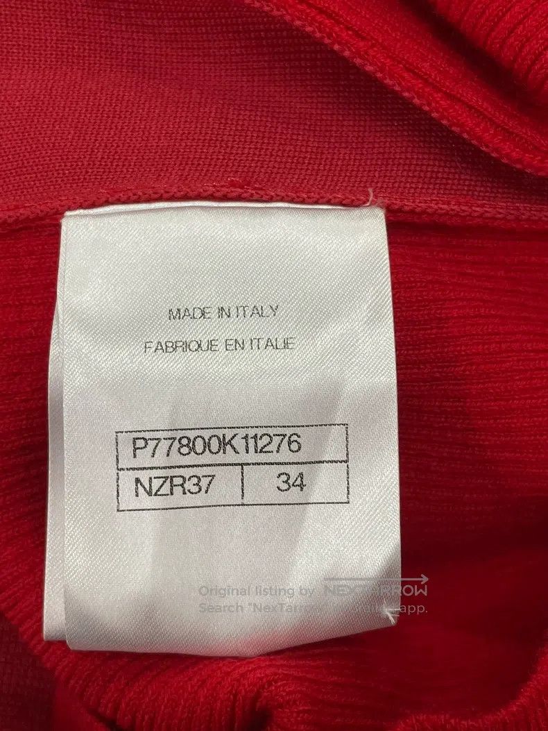 Chanel Chanel Ski series red double C wool long-sleeved sweater Size XXS / US 00 / IT 34 - 5 Thumbnail