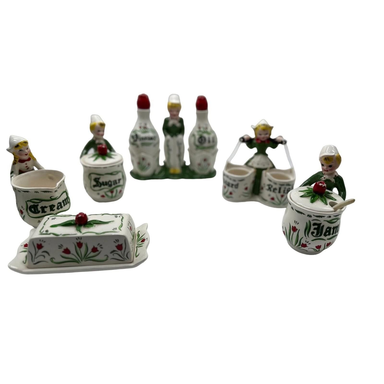 Yohan Serfaty Vintage Yona Shafford Tulip Tyme Dutch Boy Sugar Jar Size ONE SIZE - 9 Thumbnail