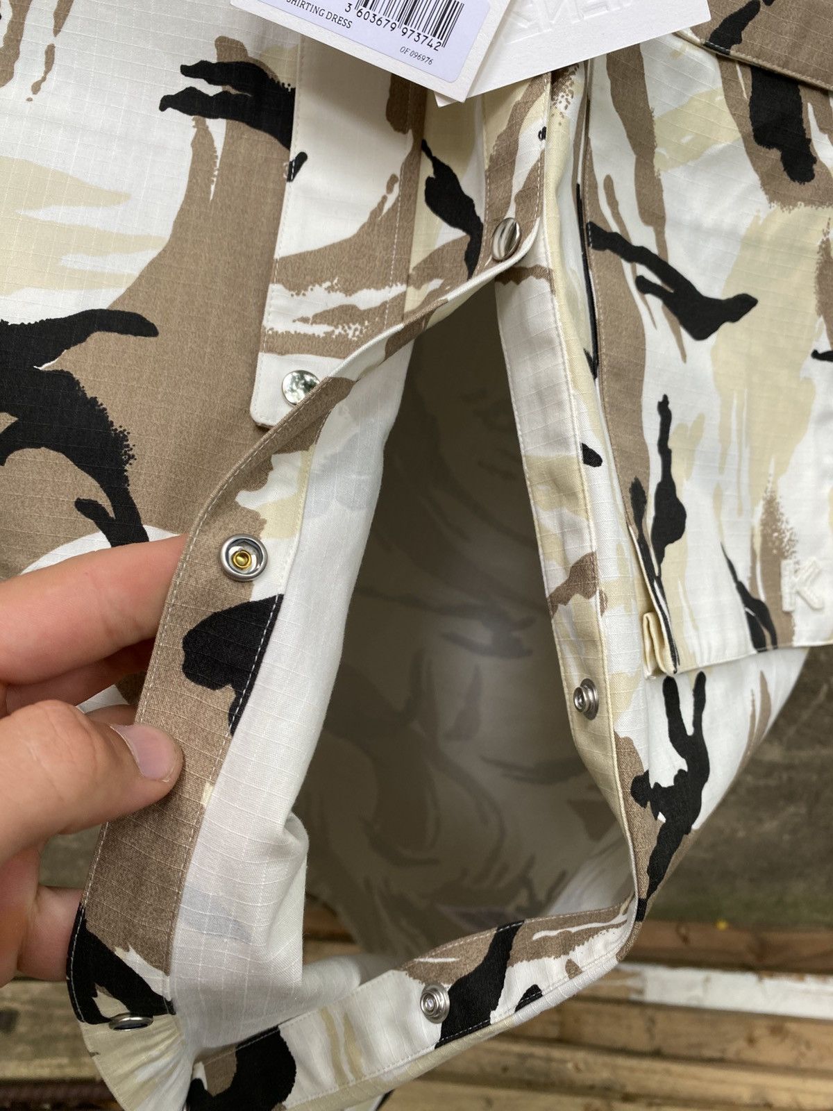 Kenzo Kenzo Camo Long Shirt Buttons Up New Size M / US 6-8 / IT 42-44 - 10 Thumbnail