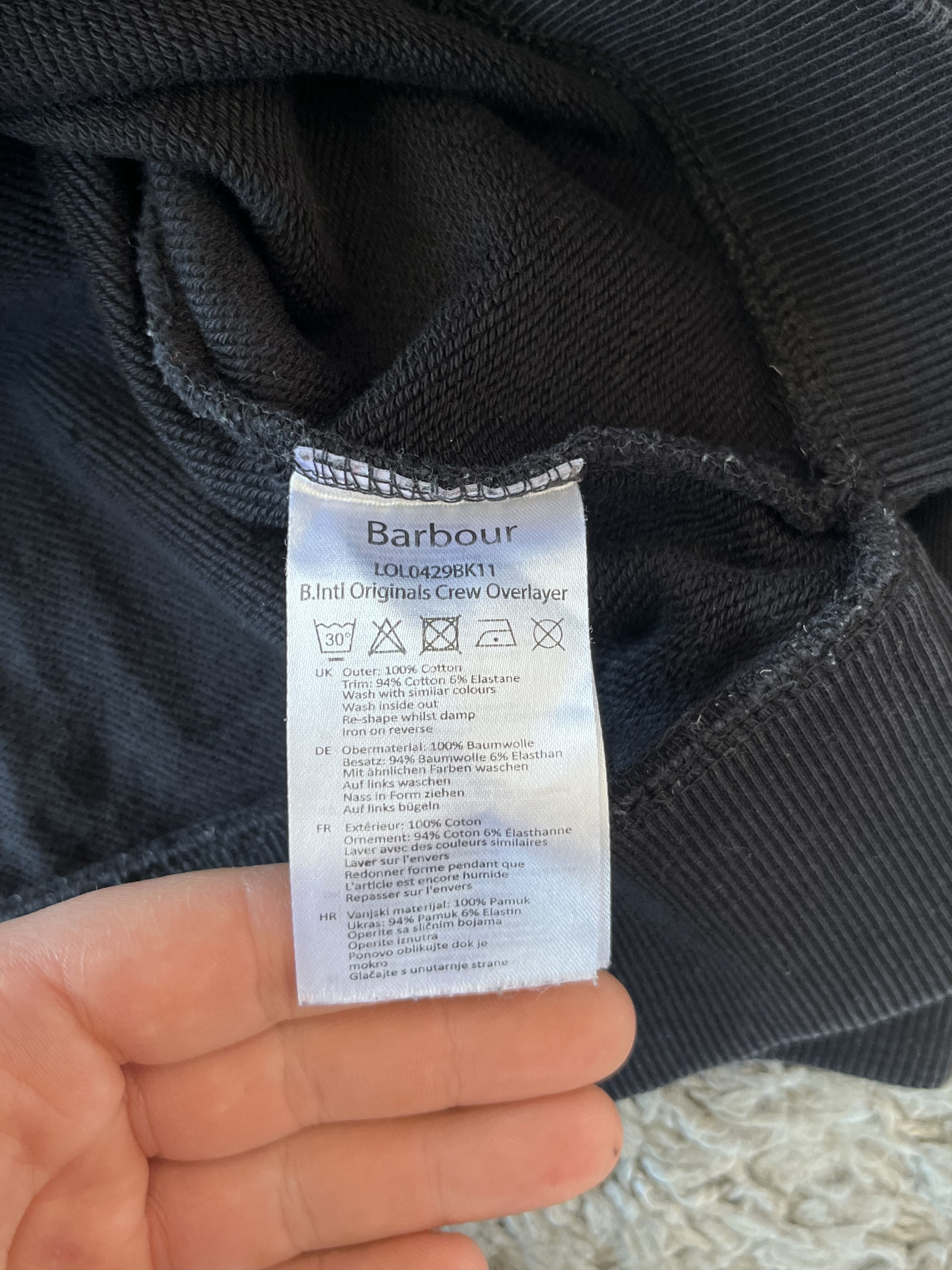 Barbour BARBOUR INTERNATIONAL Vintage Sweatshirt Big Logo Size US M / EU 48-50 / 2 - 8 Thumbnail