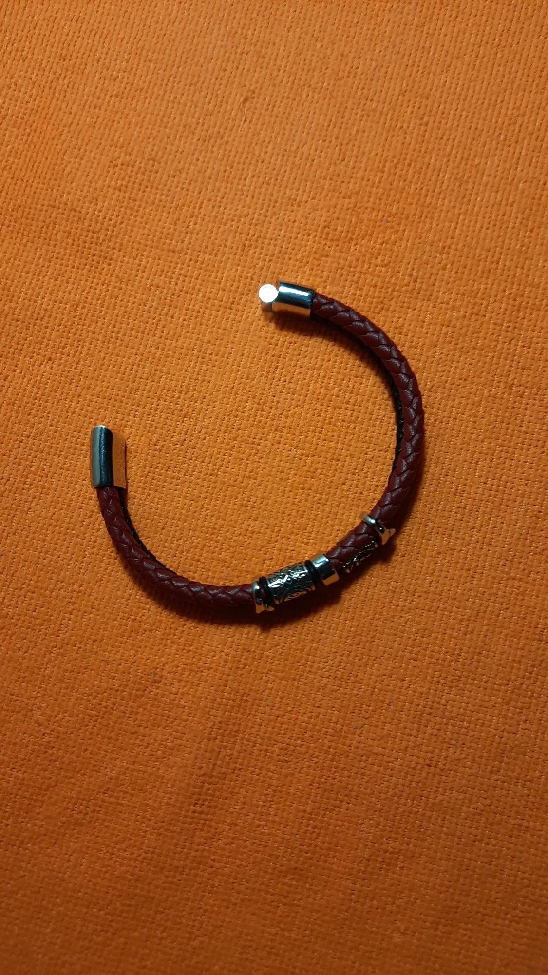 Other Viking Double Layer Leather Bracelet Accessories Cuff Gift Size ONE SIZE - 4 Thumbnail