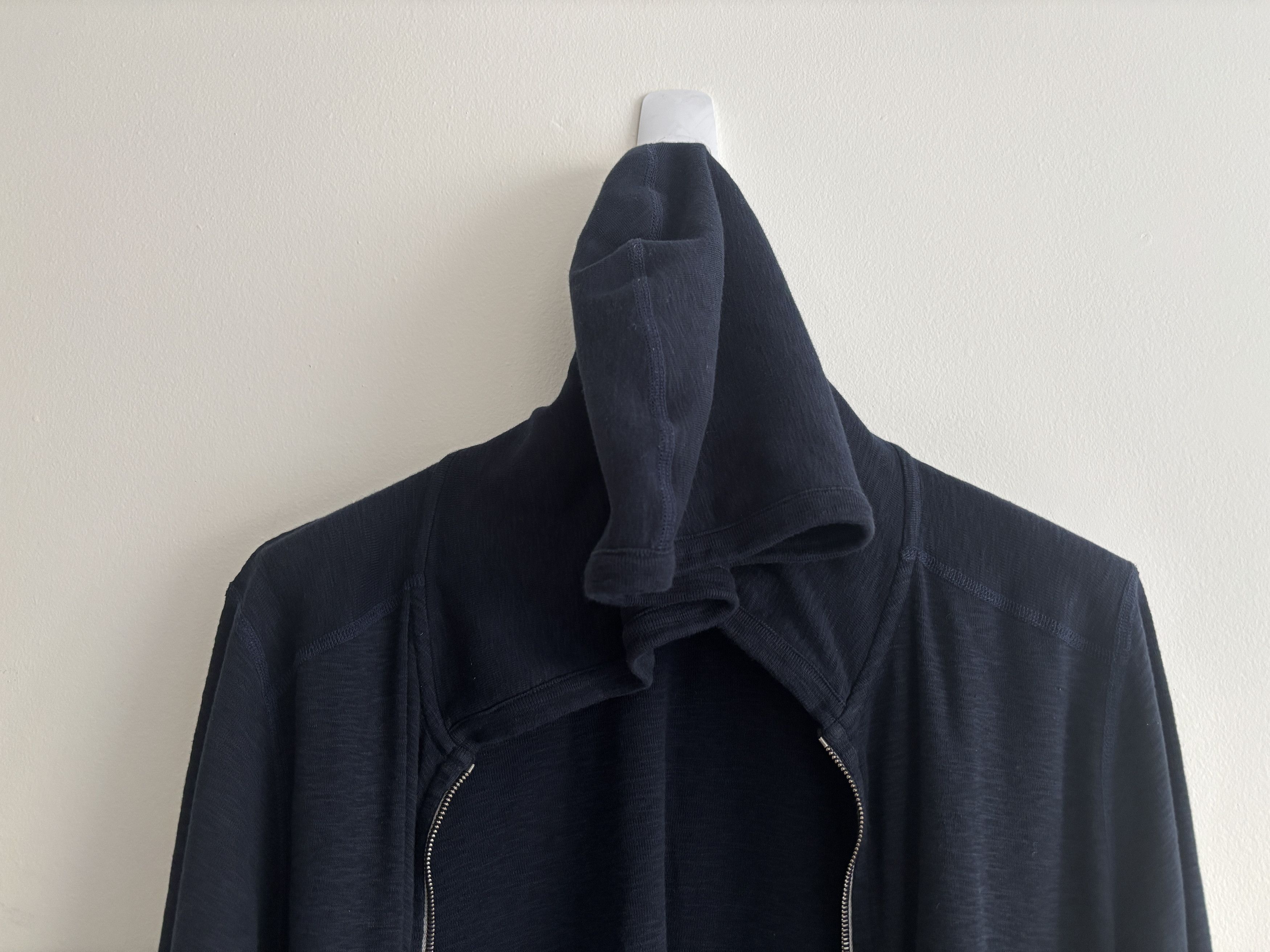 Japanese Brand Wings + Horns Navy Slub Cotton Hoodie - Medium Size US M / EU 48-50 / 2 - 3 Thumbnail