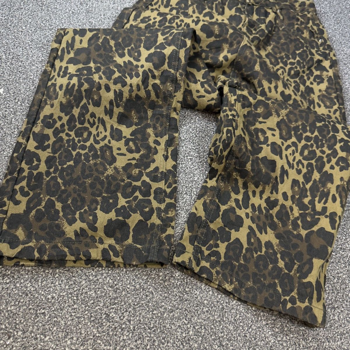 Hysteric Glamour Vintage Japanese y2k Crazy Baggy Balenciaga Leopard style Size US 28 / EU 44 - 6 Thumbnail