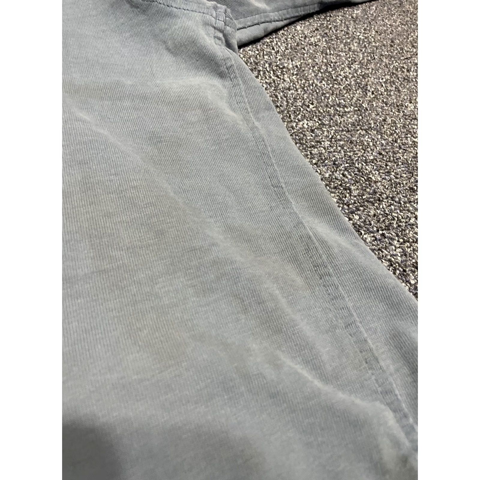 Vintage VINTAGE Turtleneck Shirt Men M Blank Long Sleeve Blue Faded Size US M / EU 48-50 / 2 - 5 Thumbnail