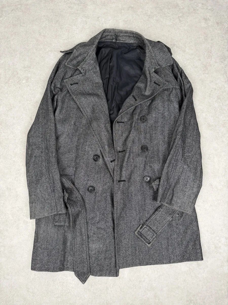 Dior AW2008 Dior Grey Wool Classy Belted Long Jacket Size US M / EU 48-50 / 2 - 7 Thumbnail