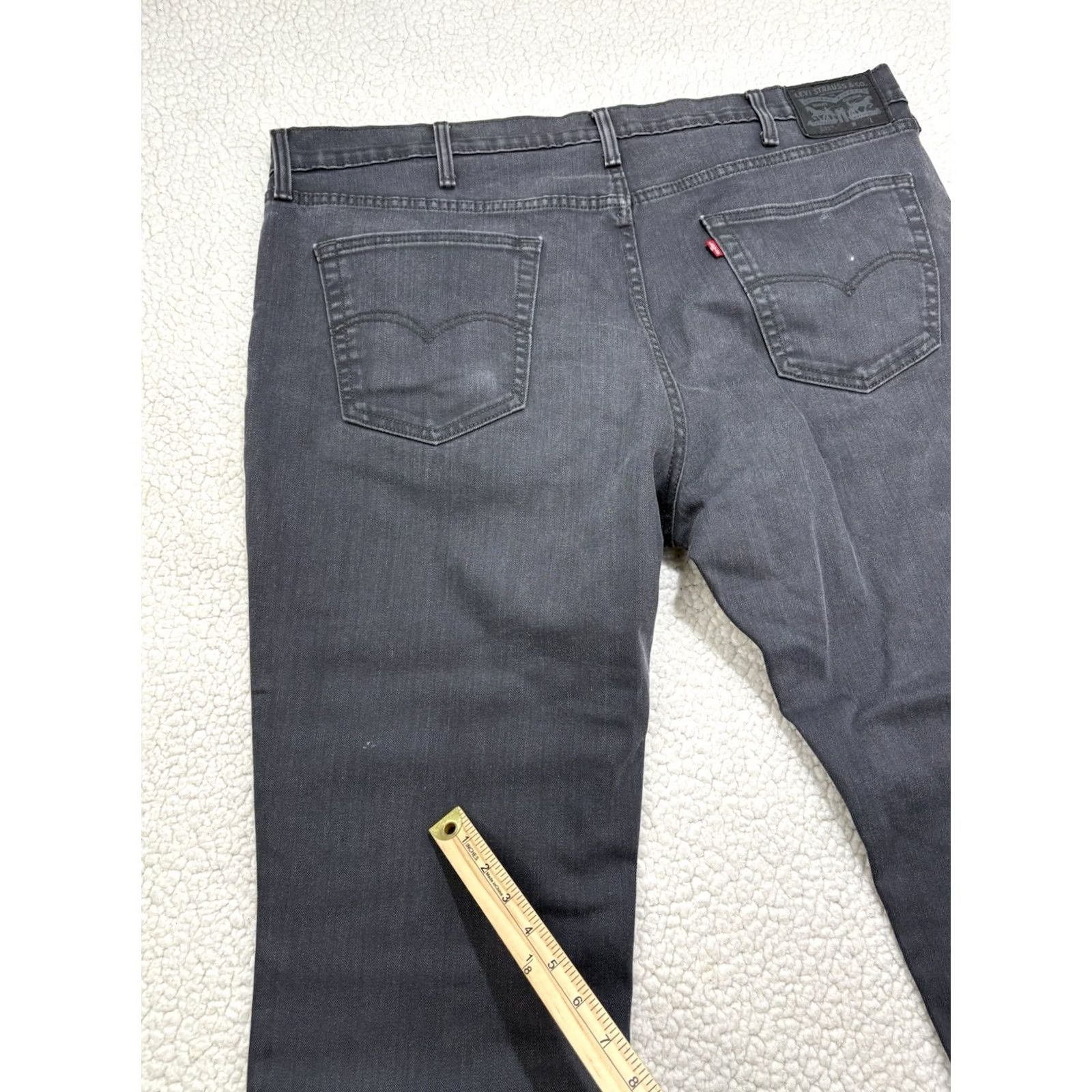 Levi's Levi's 541 Jeans Athletic Taper Straight Grey Denim Twill Jeans Mens W44 L30 Size US 44 / EU 60 - 7 Thumbnail