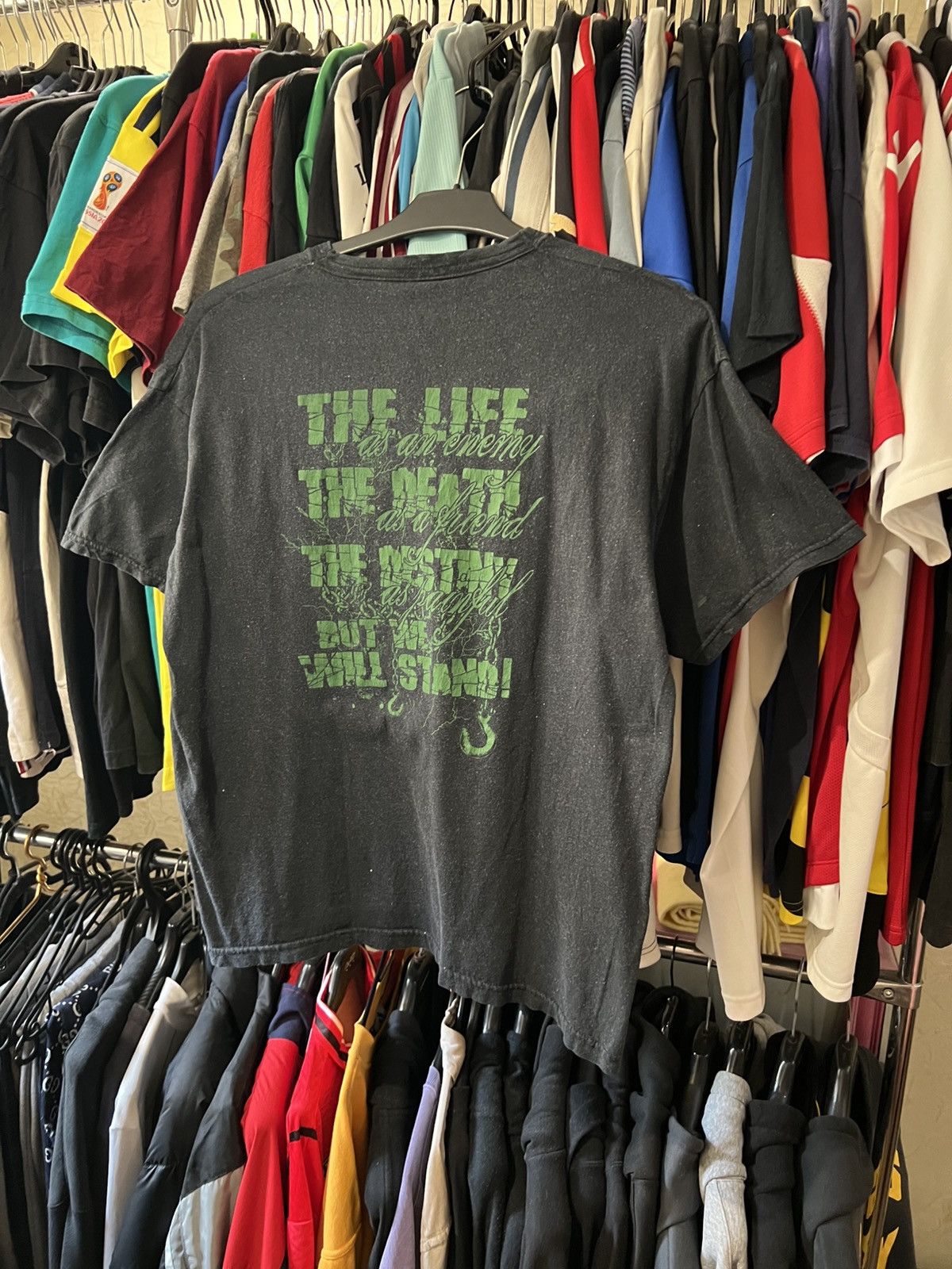 Band Tees VINTAGE AXISOFEVIL THE LIFE AS AN ENEMY GRAPHIC BAND T SHIRT Size US M / EU 48-50 / 2 - 2 Thumbnail