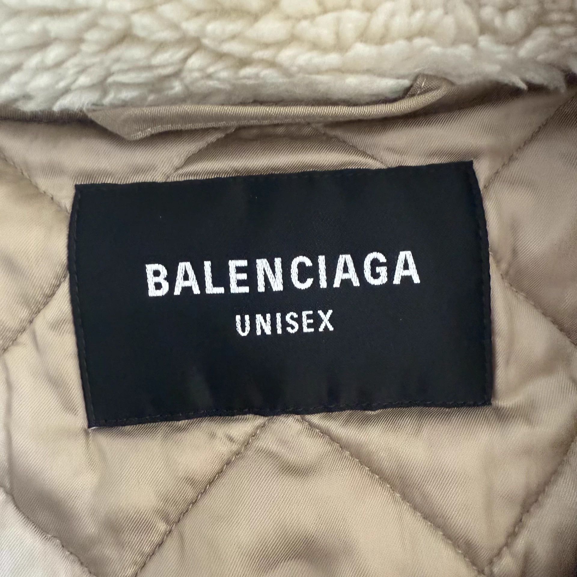 Balenciaga Balenciaga 22fw Khaki Shearling Hooded Bomber Size 2 Size US M / EU 48-50 / 2 - 4 Thumbnail