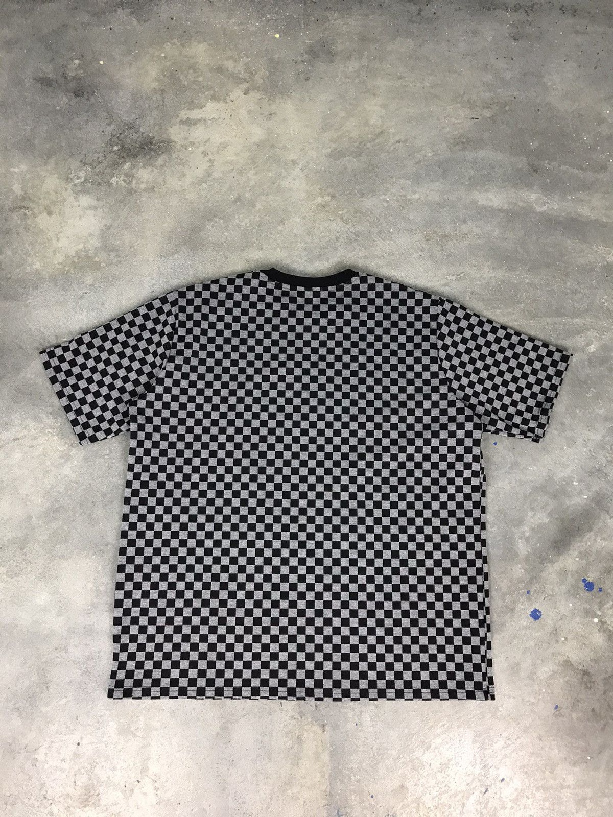 Disney Doraemon Big Logo Checkered Tee anima cartoonnetwork Size US XL / EU 56 / 4 - 5 Thumbnail