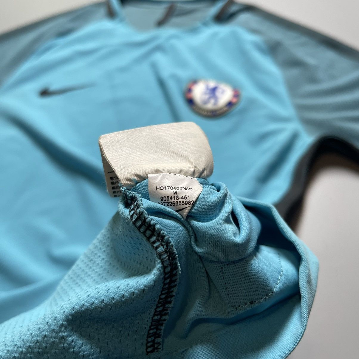 Nike × Vintage CHELSEA NIKE 2017/2018 FOOTBALL TRAINING PLAYER ISSUE JERSEY Size US M / EU 48-50 / 2 - 13 Thumbnail