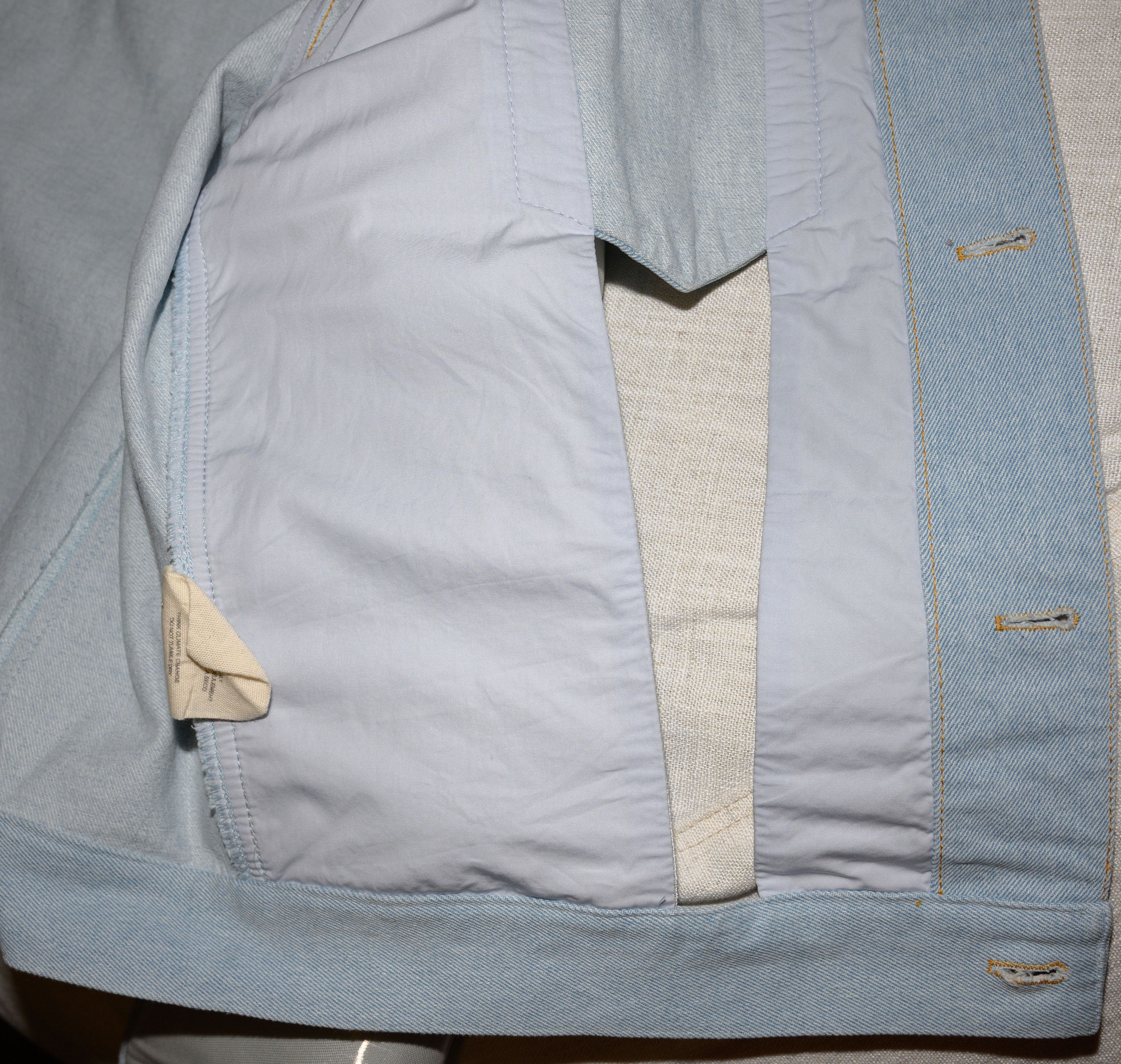 Other Zilver Demin Cut Out Reflective Jacket Size L Size L / US 10 / IT 46 - 6 Thumbnail