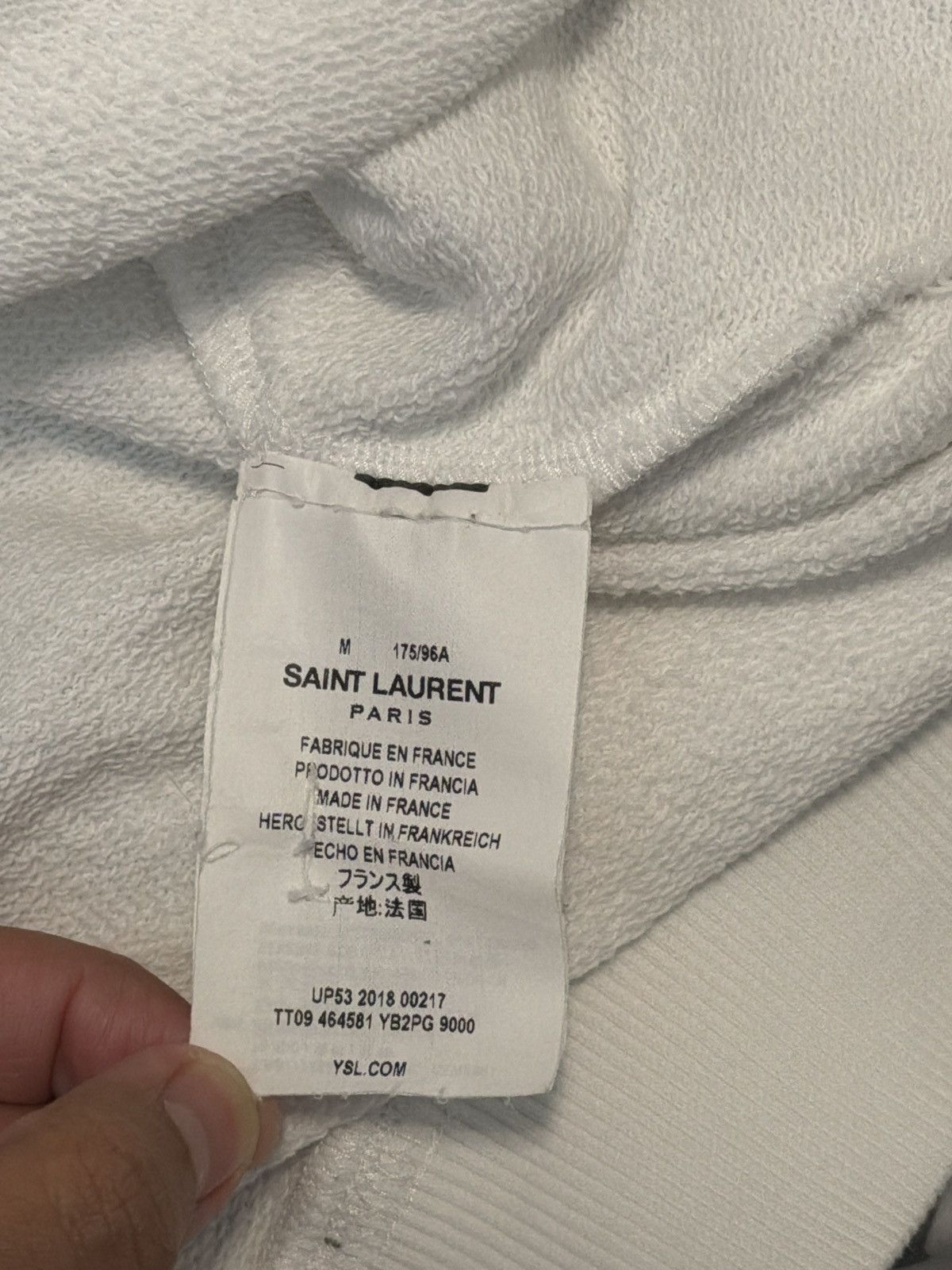 Yves Saint Laurent Saint Laurent Hoodie Size US M / EU 48-50 / 2 - 5 Thumbnail