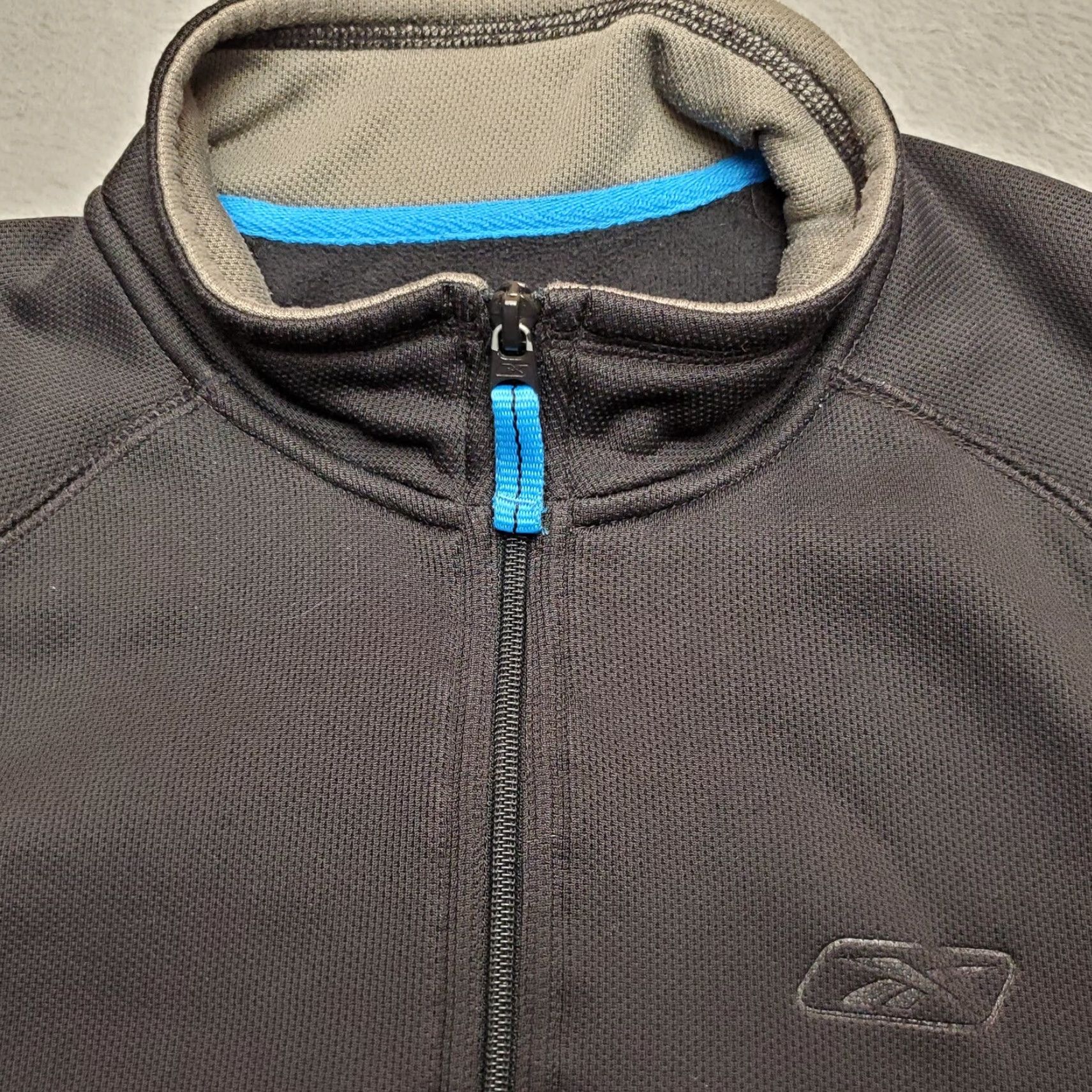 Reebok VINTAGE Reebok Jacket Men XL Black Playwarm 1/4 Zip Pullover Performance Fleece Size US XL / EU 56 / 4 - 4 Thumbnail