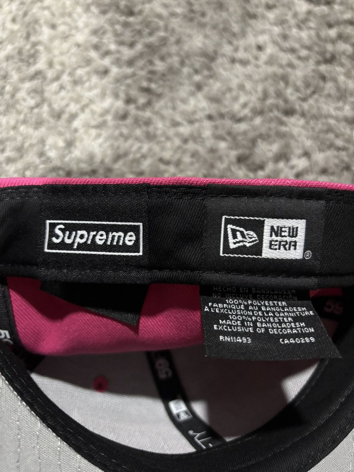 Supreme Supreme Cancer Awareness New Era Hat Size ONE SIZE - 6 Thumbnail
