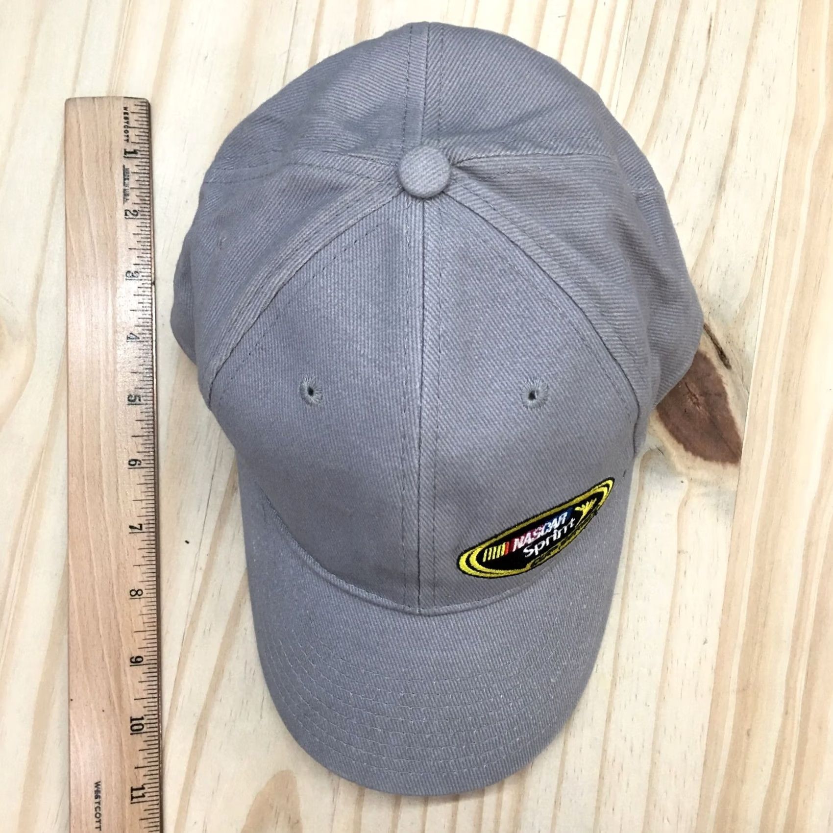 NASCAR Nascar Sprint Baseball Cap Hat Mens One Size Grey Cotton Adjustable Embroidered Size ONE SIZE - 3 Thumbnail